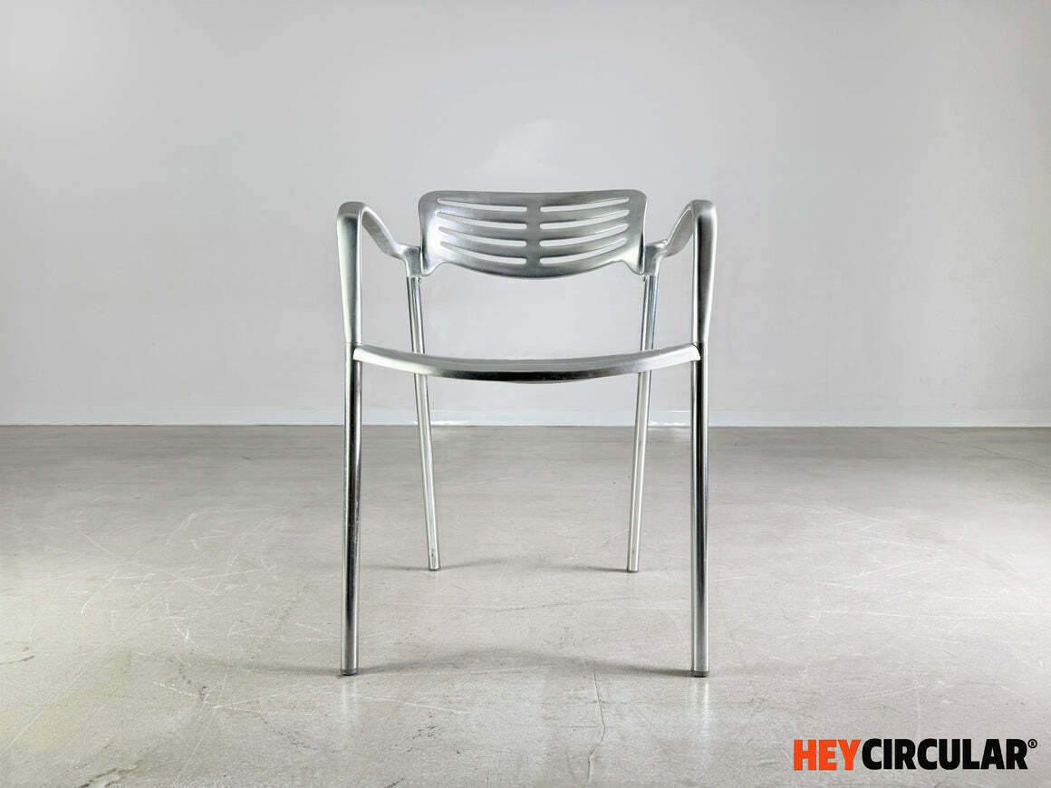 Set Of 4 Toledo Chairs Amat 3 Jorge Pensi Aluminum Design Garden Chair photo buy
