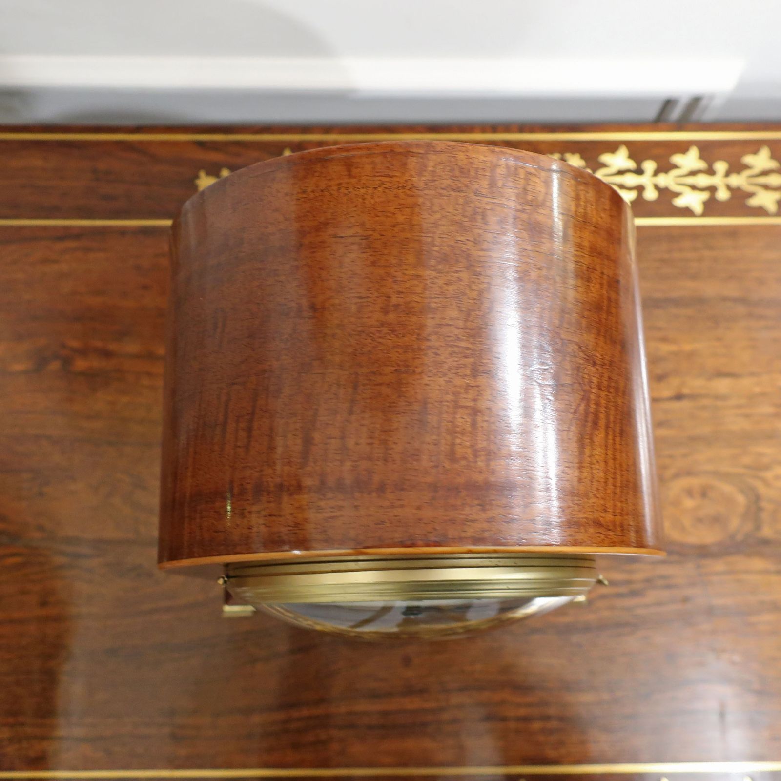 French Belle Epoque Mahogany Mantel Clock photo vinterior