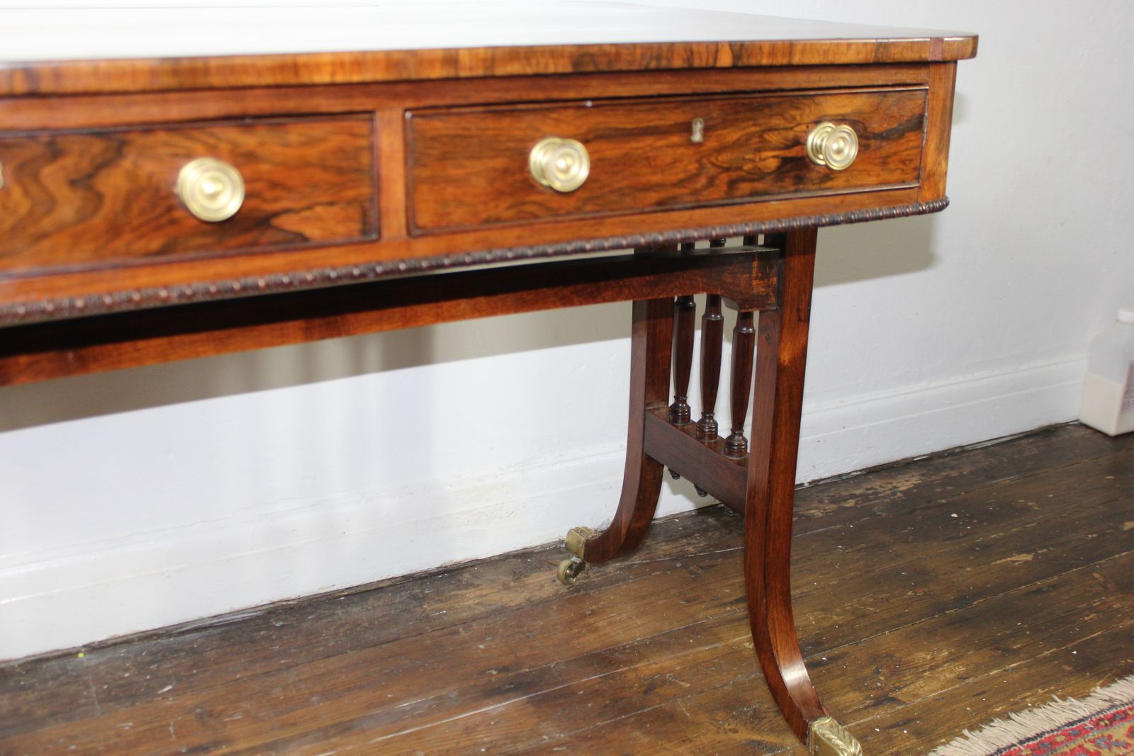 Regency Rosewood Library Table photo 3900.0