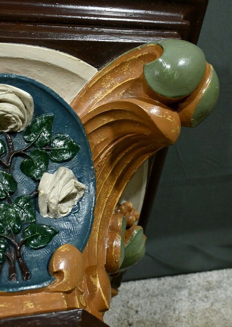 Pair Of Plaster Wall Consoles, Baroque Style – Late 19th Century photo vintage