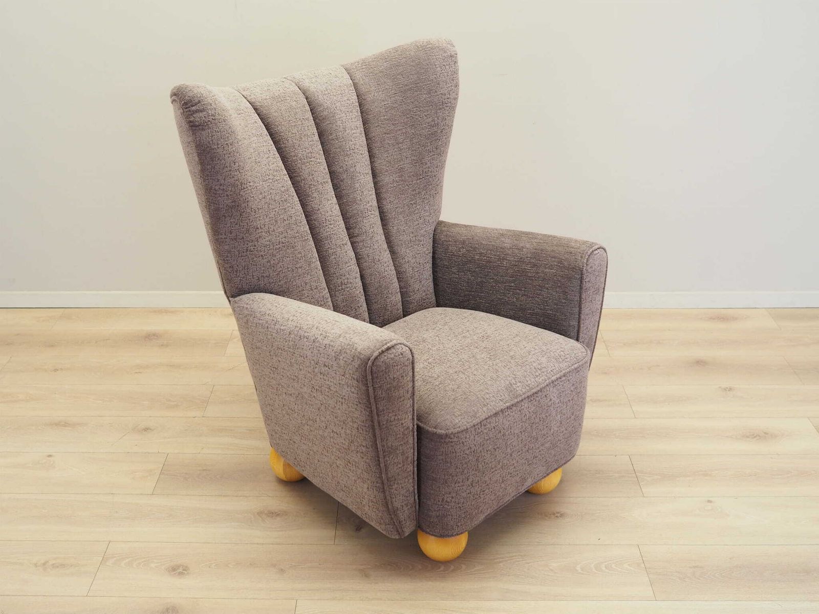 Grey Armchair, Scandinavian Design, Production: Denmark photo vintage