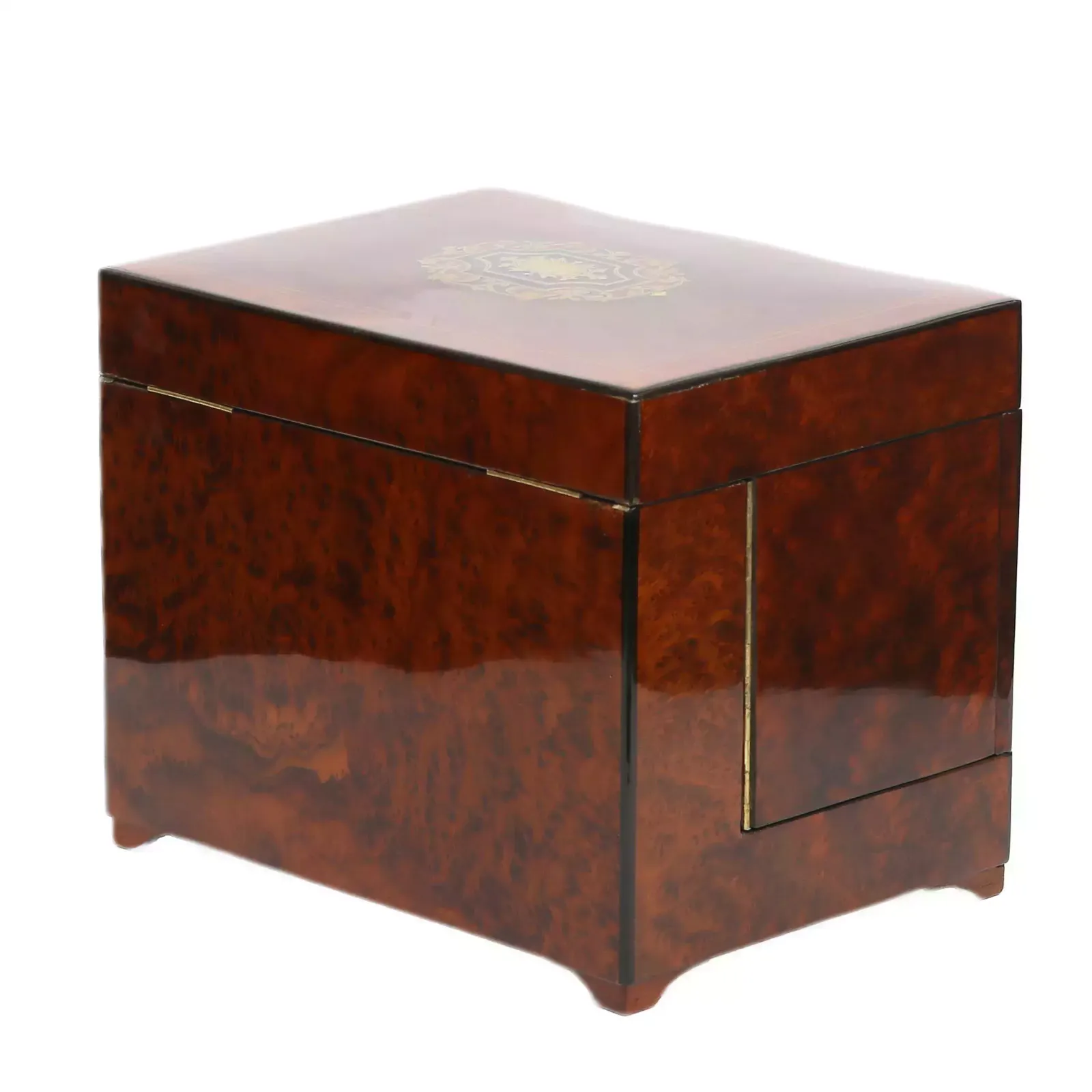 Carriage Bar In Marquetry Technique In The Style Of Napoleon III. 19th Century. photo 2800.0