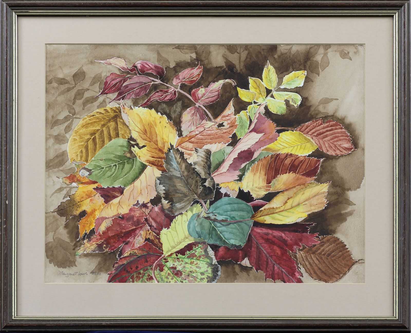 Watercolour By Margaret Laws. "Autumn Medley" photo Art