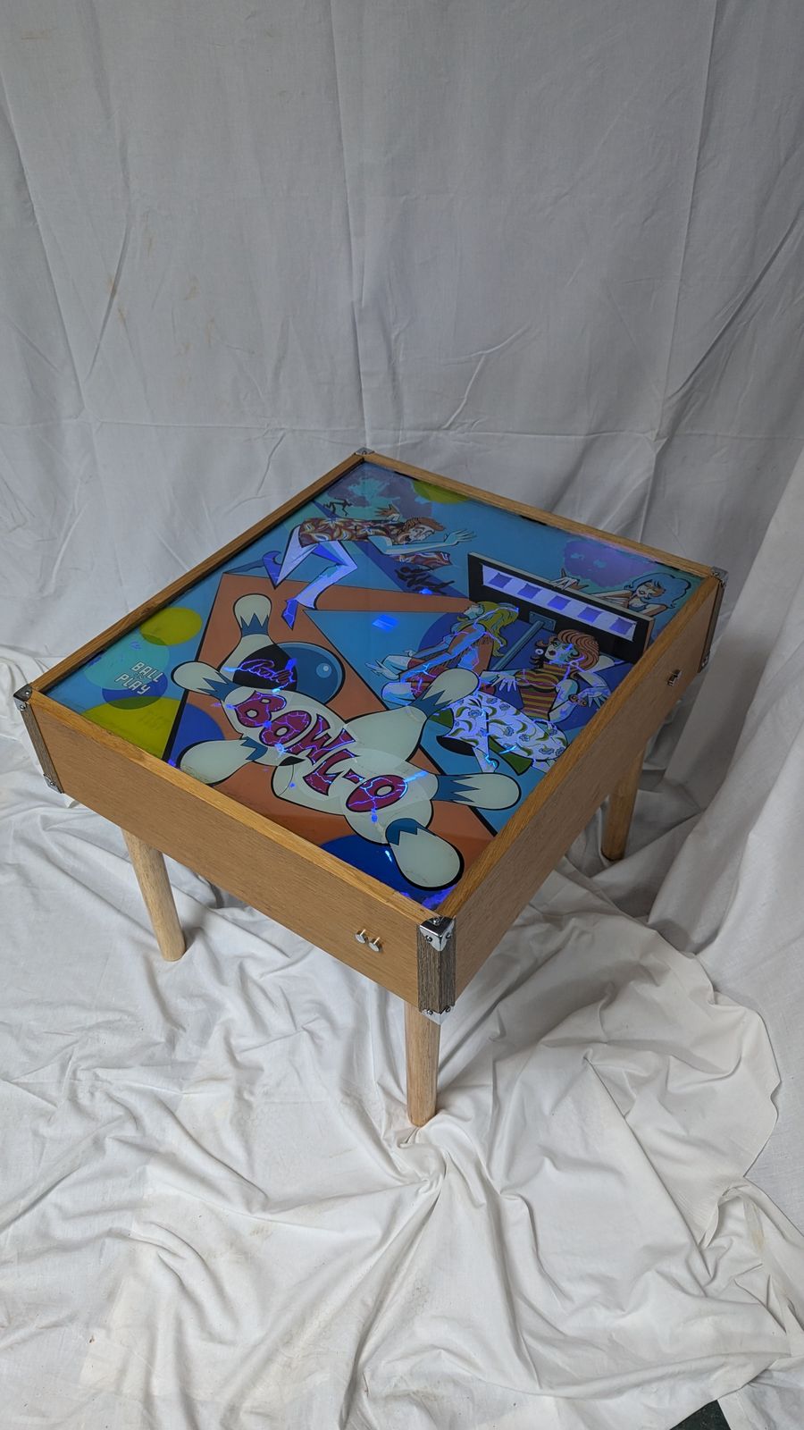 Pinball Backglass Table photo vinterior