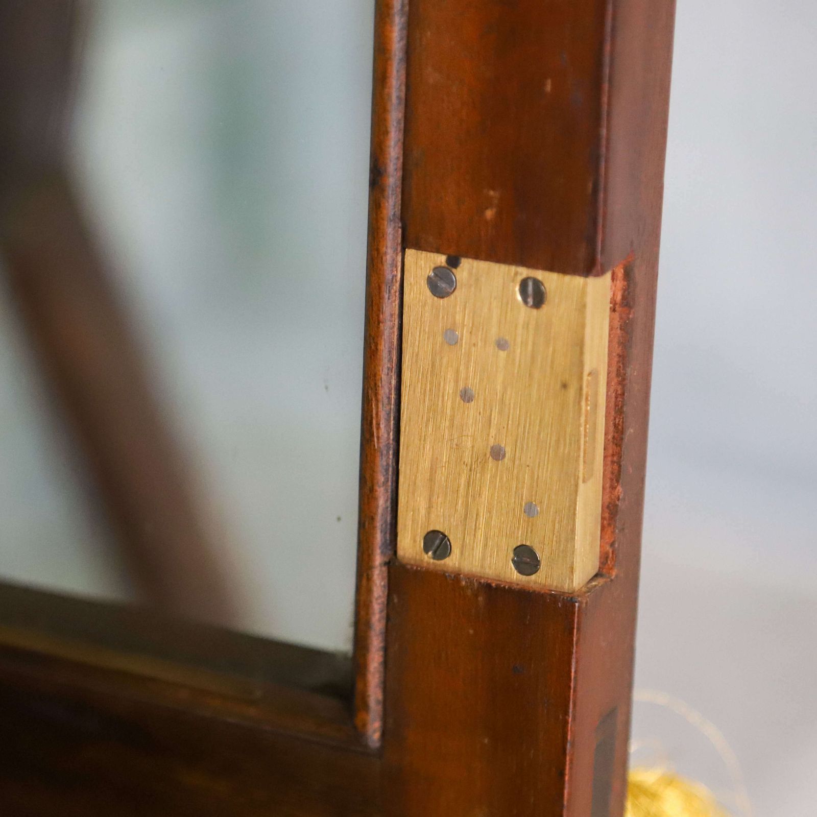 Furniture Mid Century Mahogany Display Cabinet In The William IV Style photo