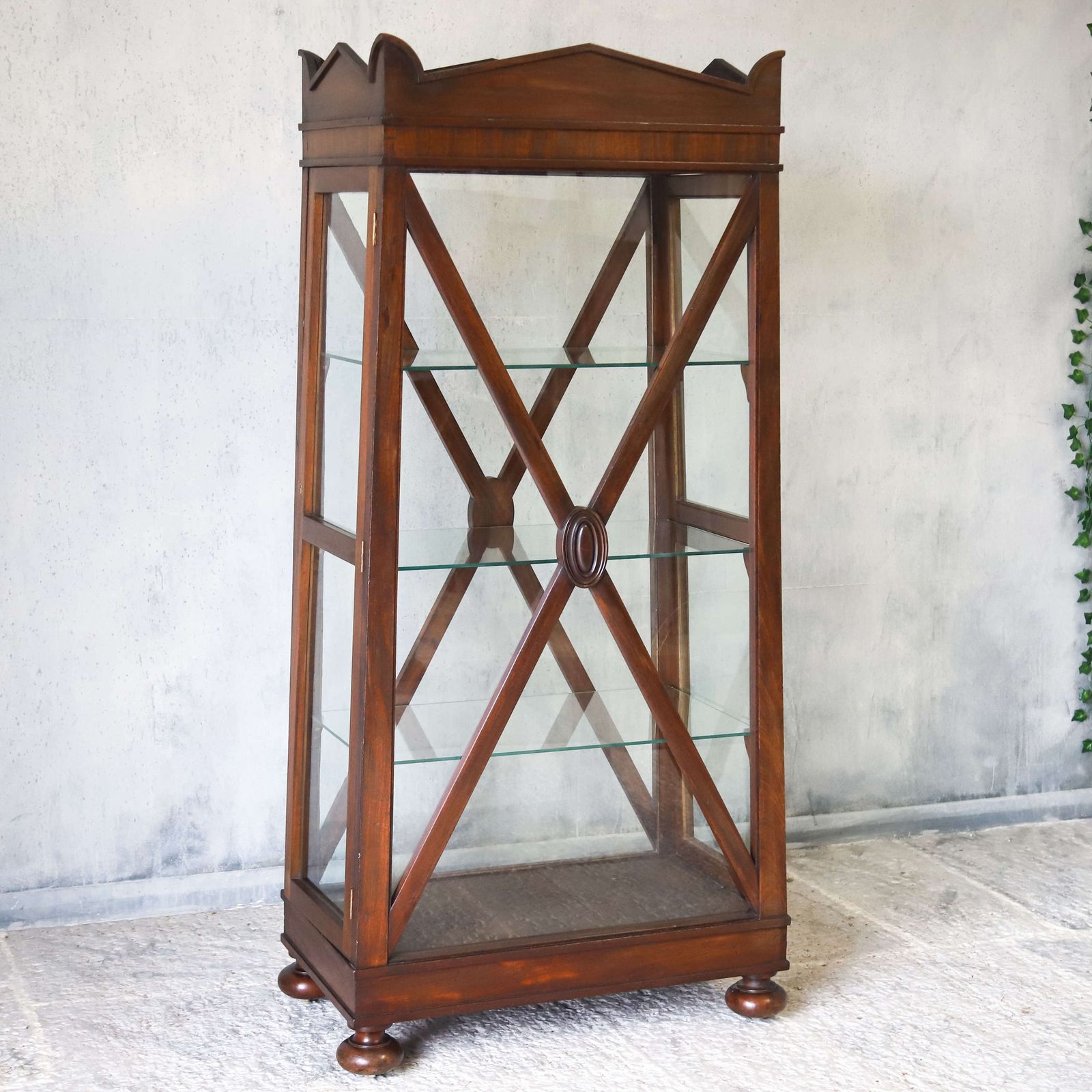 photo buy Mid Century Mahogany Display Cabinet In The William IV Style