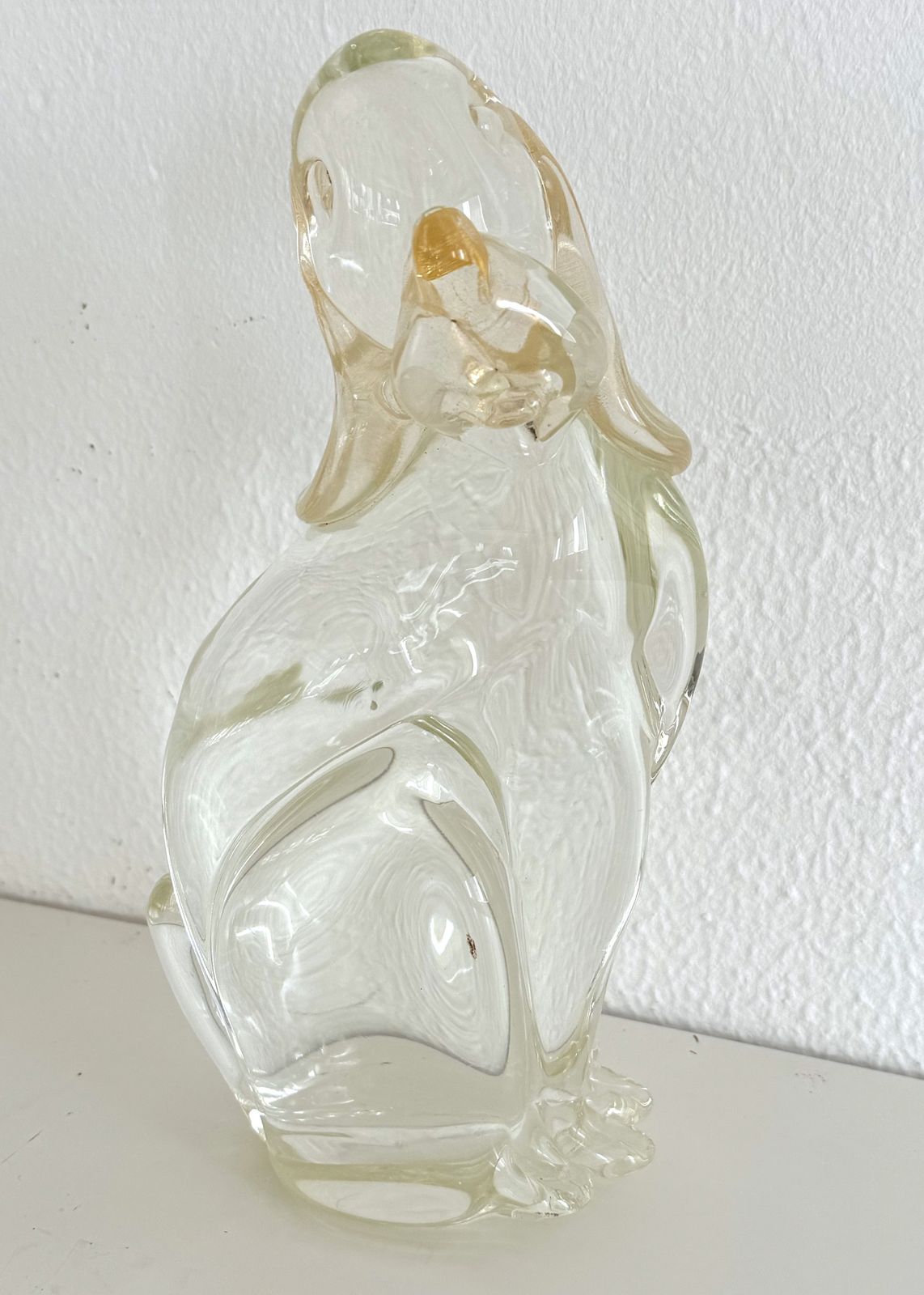 Silvano Signoretto Murano Glass Sculpture Of Dog, 1990s