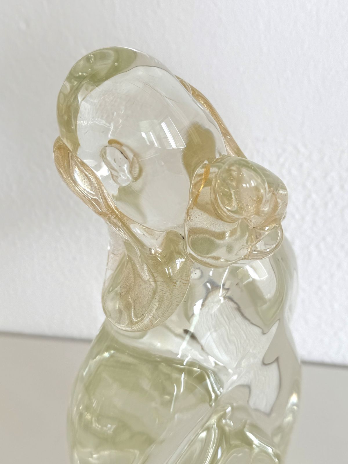 Silvano Signoretto Murano Glass Sculpture Of Dog, 1990s photo vinterior