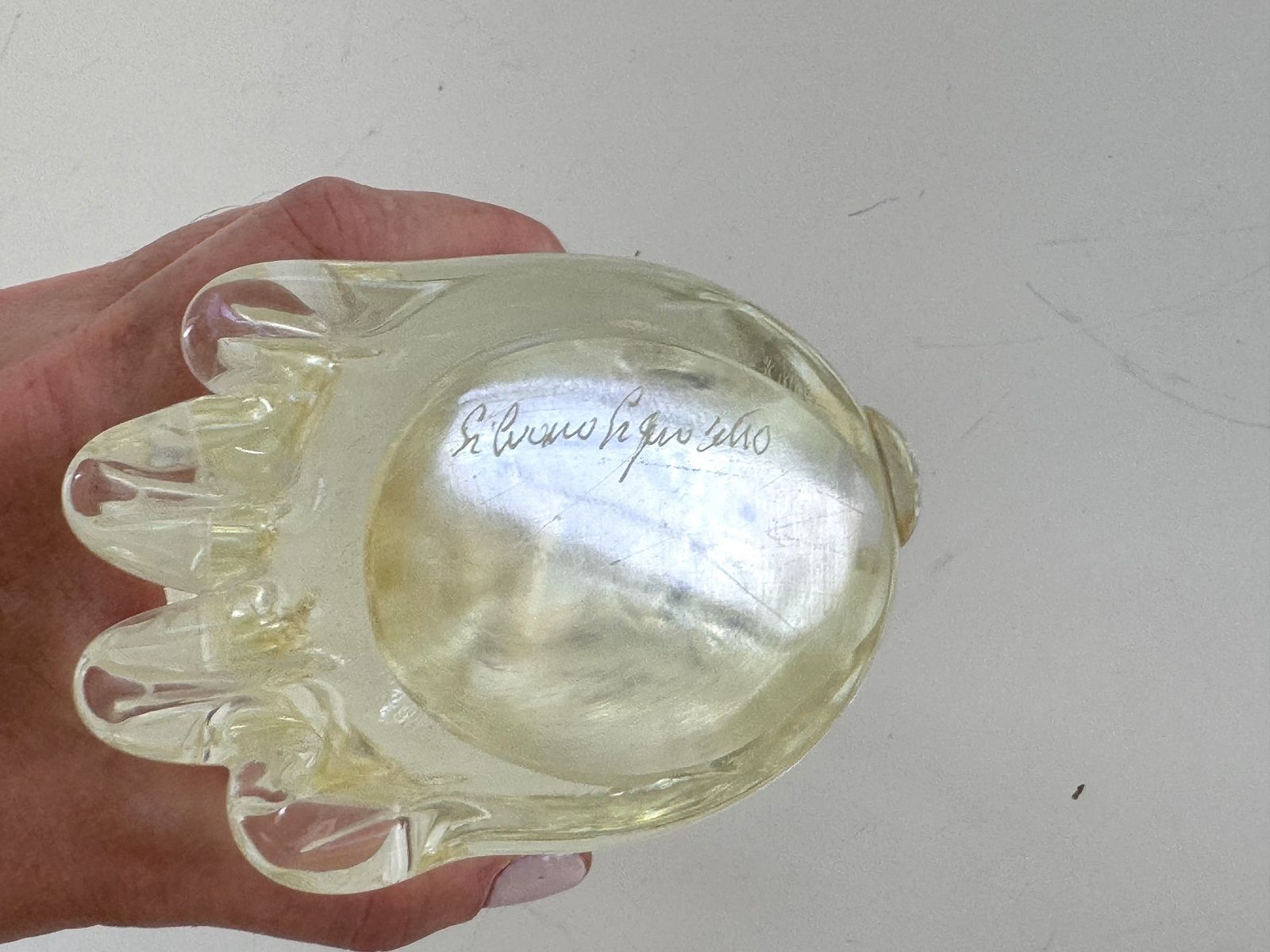 photo for sale Silvano Signoretto Murano Glass Sculpture Of Dog, 1990s