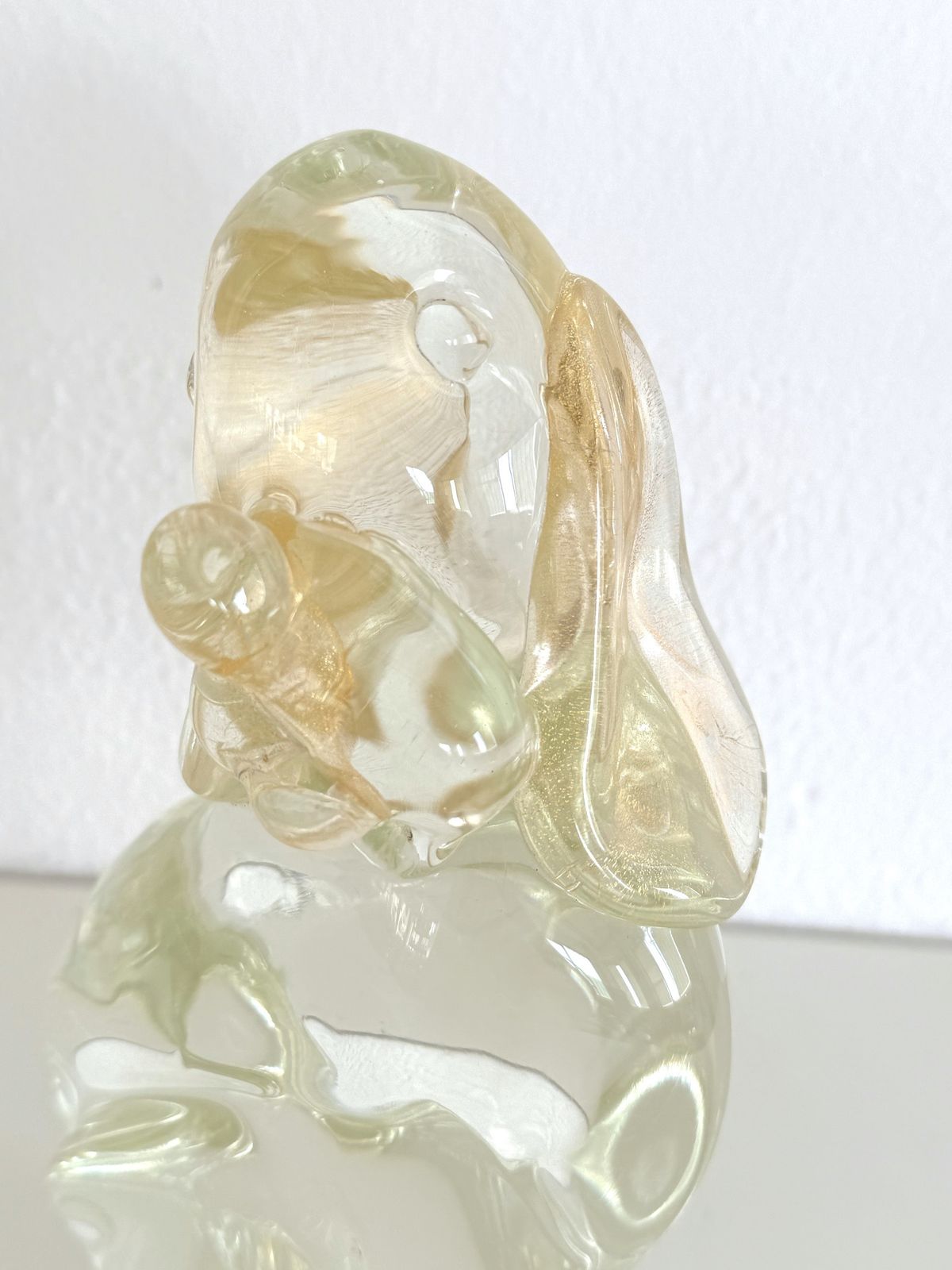 Home Decor Silvano Signoretto Murano Glass Sculpture Of Dog, 1990s photo