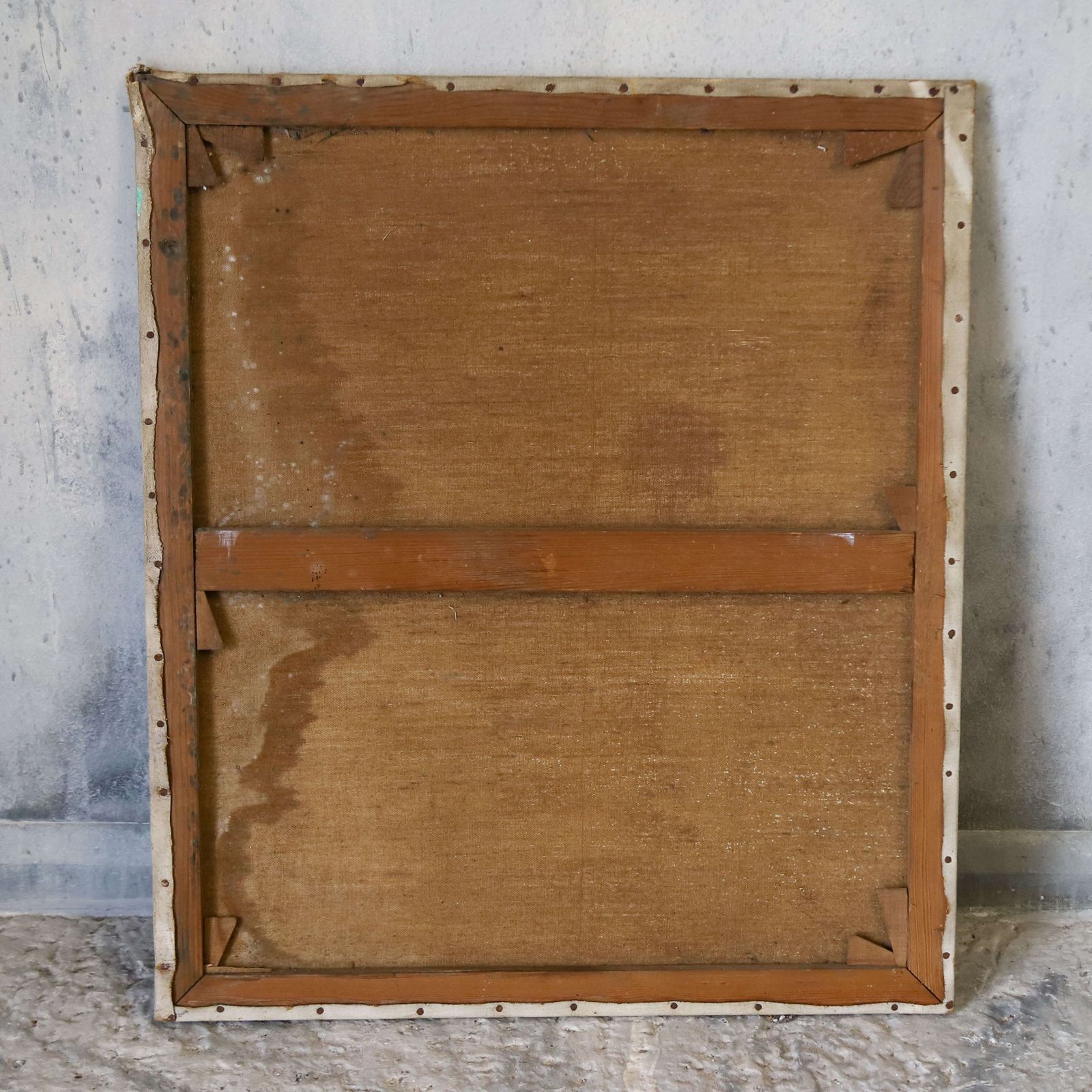 photo for sale Early French Naïve Painting Of A Clog Maker