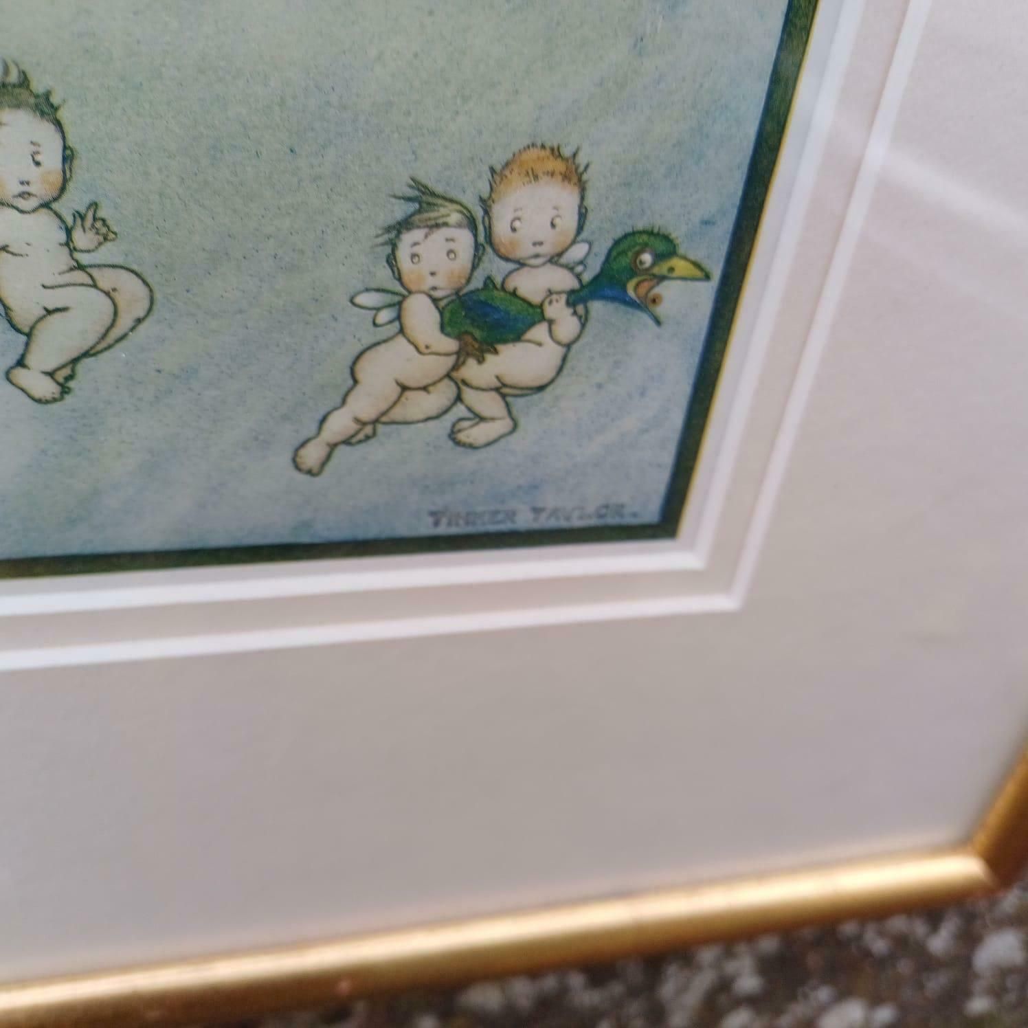 Nursery Prints X 2 Of Uzz, Fuzz, Buzz By Tinker Taylor   Babes On Adventure 1920s Book Illustrations   Framed Glazed Prints X 2 photo buy