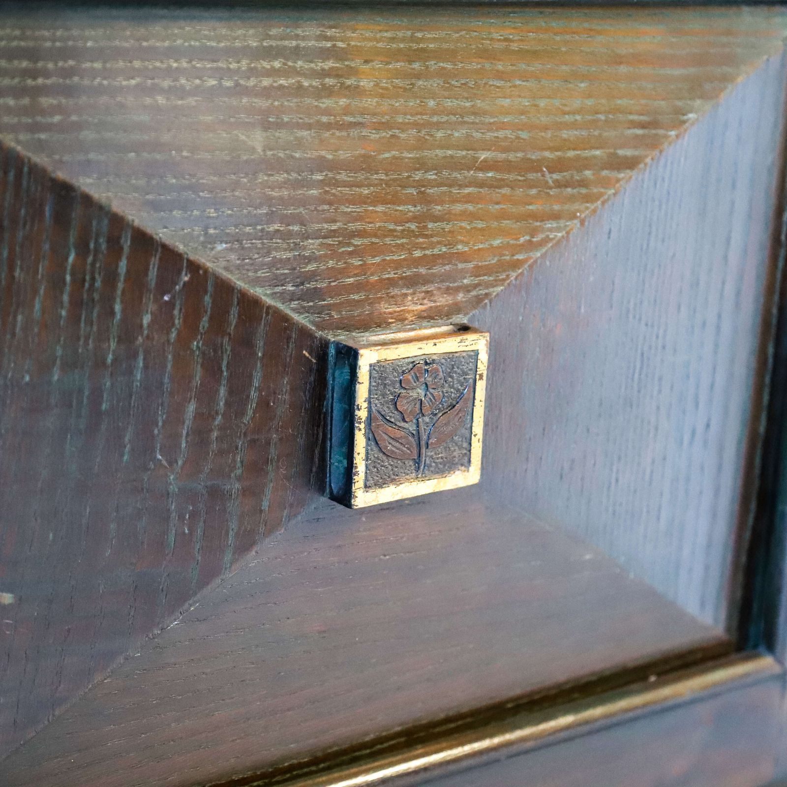 French 1940s Art Deco Style Oak Armoire photo vinterior
