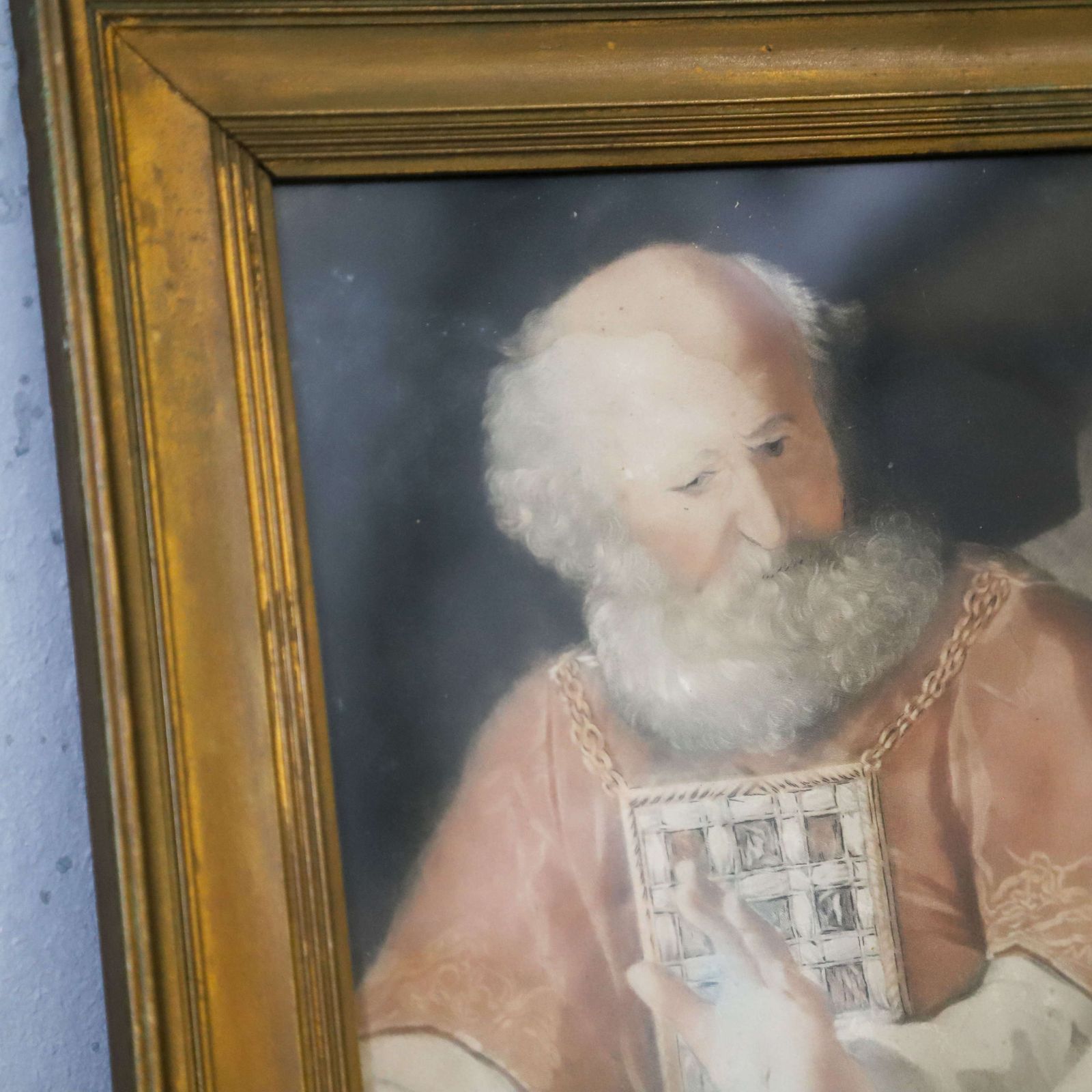 Early 20th Century Circa 1920 Print   Bishop With Child photo for sale