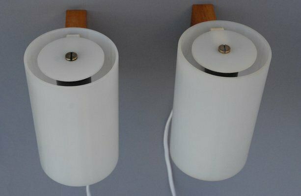 Model 720 Wall Lights By Uno & östen Kristiansson For Luxus, Sweden, 1960s, Set Of 2 photo 595.0