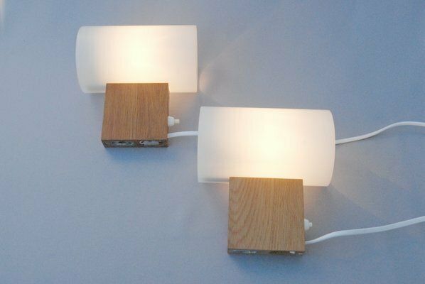 Model 720 Wall Lights By Uno & östen Kristiansson For Luxus, Sweden, 1960s, Set Of 2 photo buy