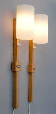 Wall Lights By Uno & östen Kristiansson For Luxus Vittsjö, Sweden, 1960s, Set Of 2 photo Lighting