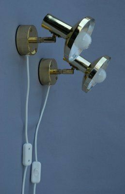 Model 295l Wall Lamps By Hans Agne Jakobsson For Hans Agne Jakobsson Ab, 1980s, Set Of 2 photo Lighting
