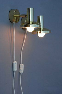 photo furniture Model 295l Wall Lamps By Hans Agne Jakobsson For Hans Agne Jakobsson Ab, 1980s, Set Of 2