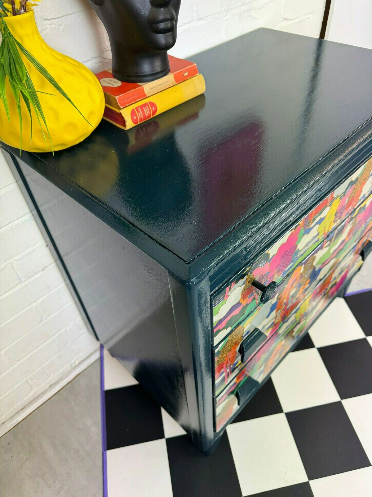 Harris Lebus Art Deco Liberty Print Chest Of Drawers photo furniture