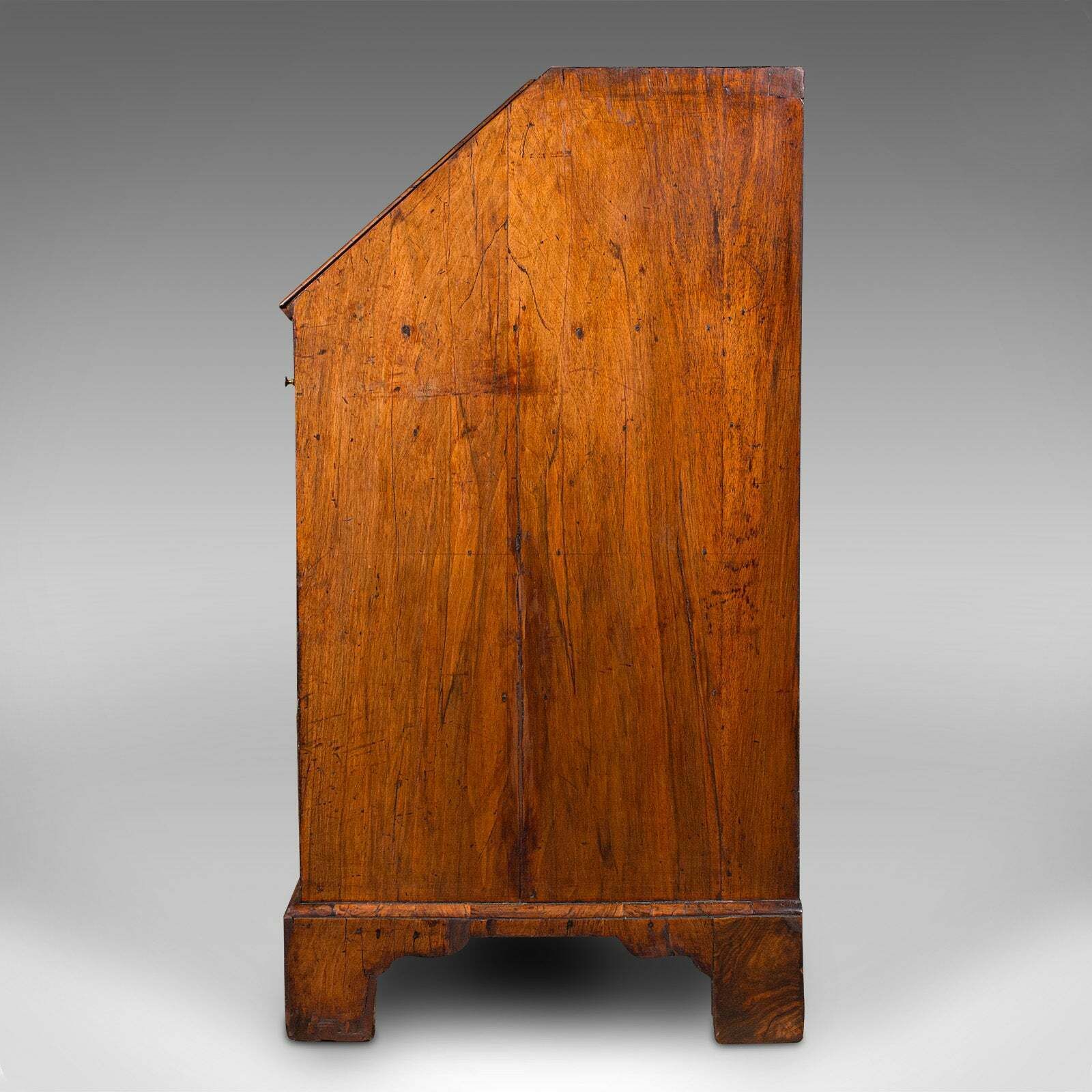 Antique Gentleman's Bureau, English, Walnut, Writing Desk, Secretaire, Georgian photo buy
