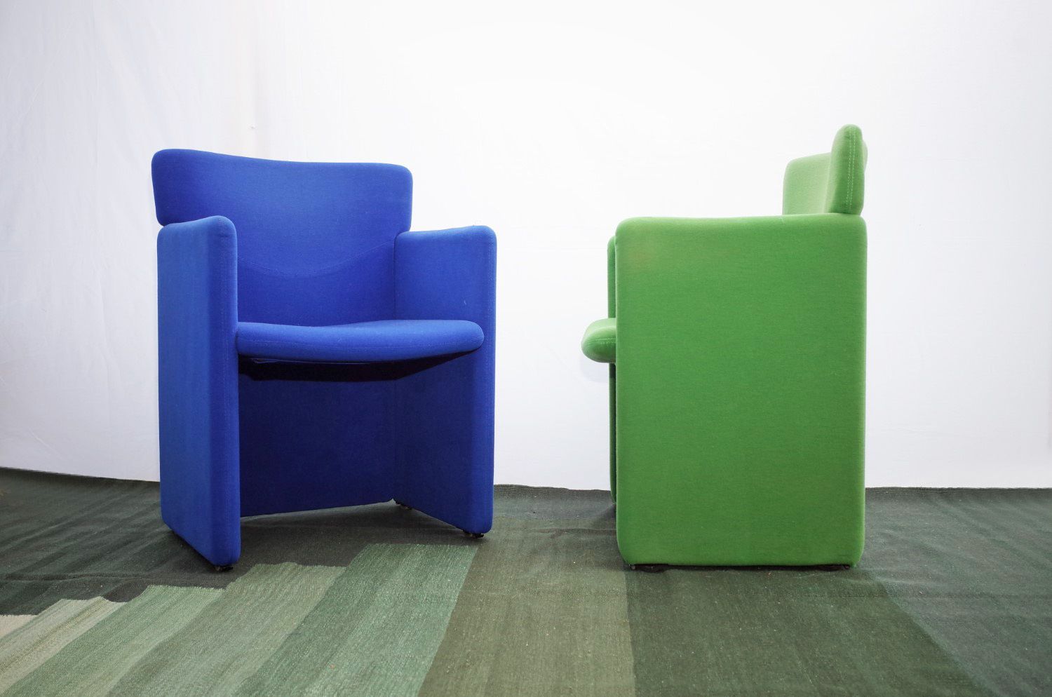 photo for sale 2 Italian Chairs Armchair Centro Progetti Tecno Model S148