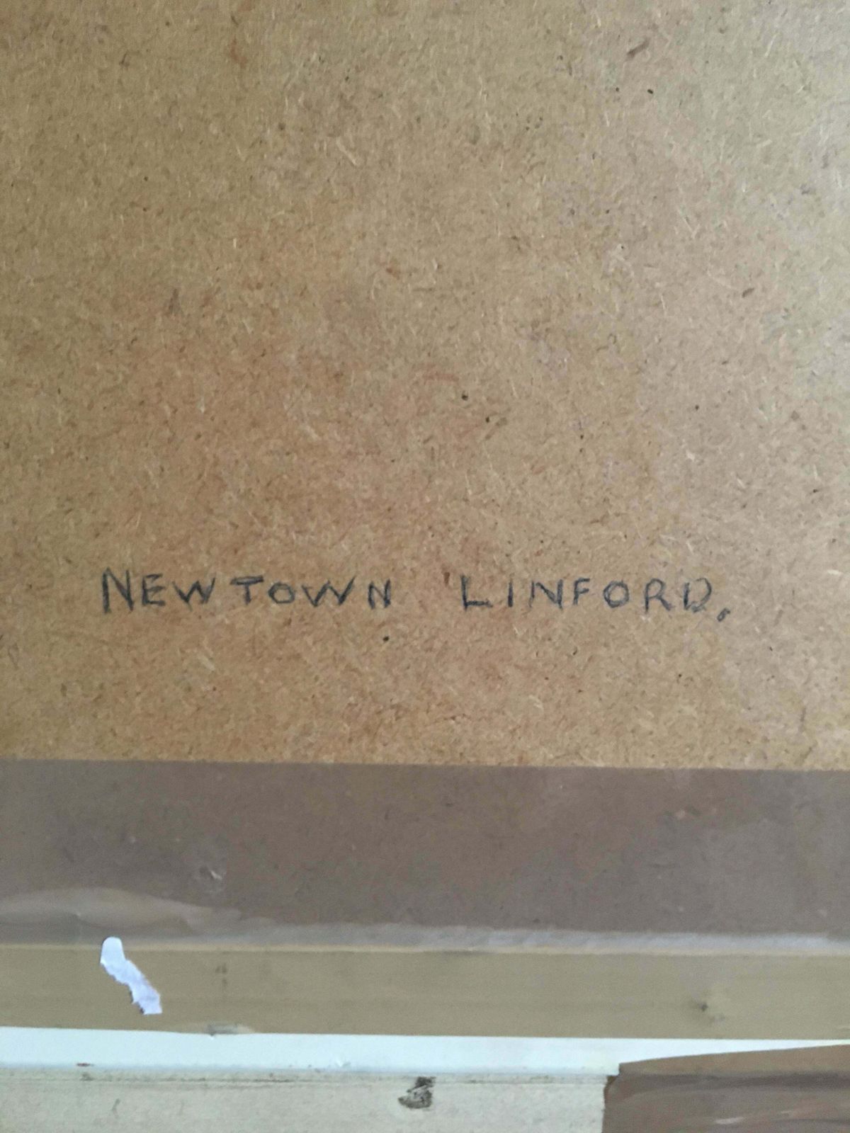 photo furniture C. Desborough"Newtown Linford" Impressionist Landscape, Oil Painting, Signed2001