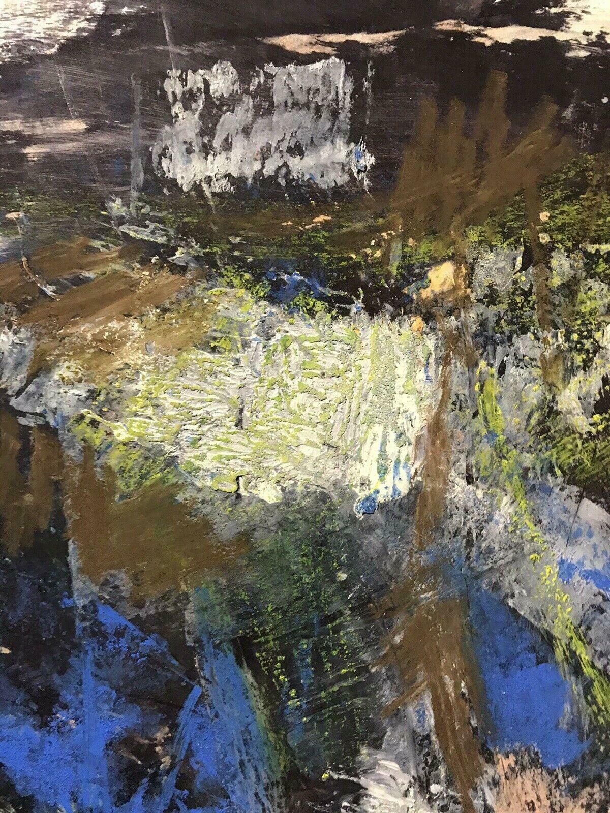 Unknown1980's French Expressionist Oil Painting   Signed & Dated   Amazing Movement20th Century photo for sale