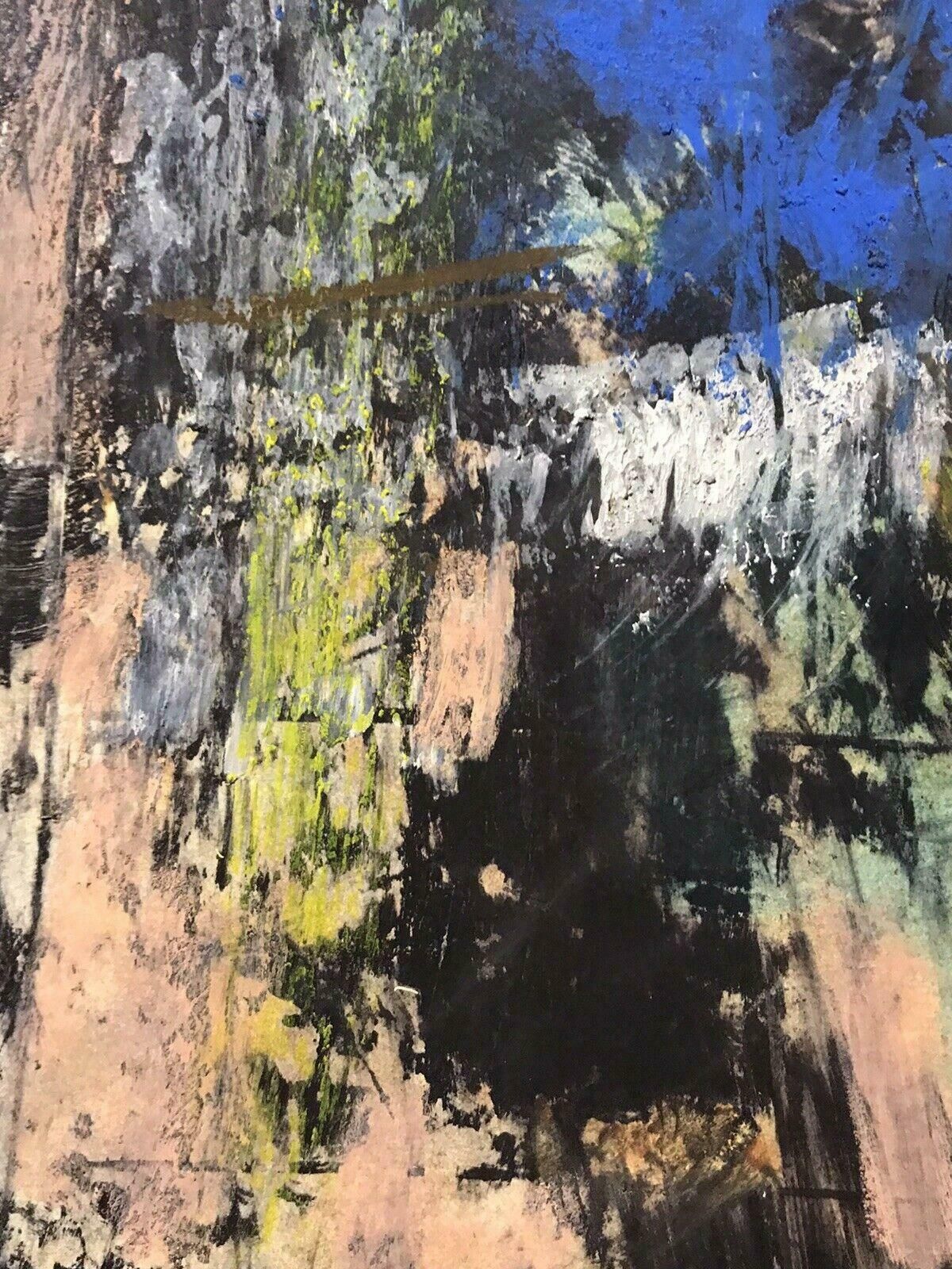 Unknown1980's French Expressionist Oil Painting   Signed & Dated   Amazing Movement20th Century photo vinterior