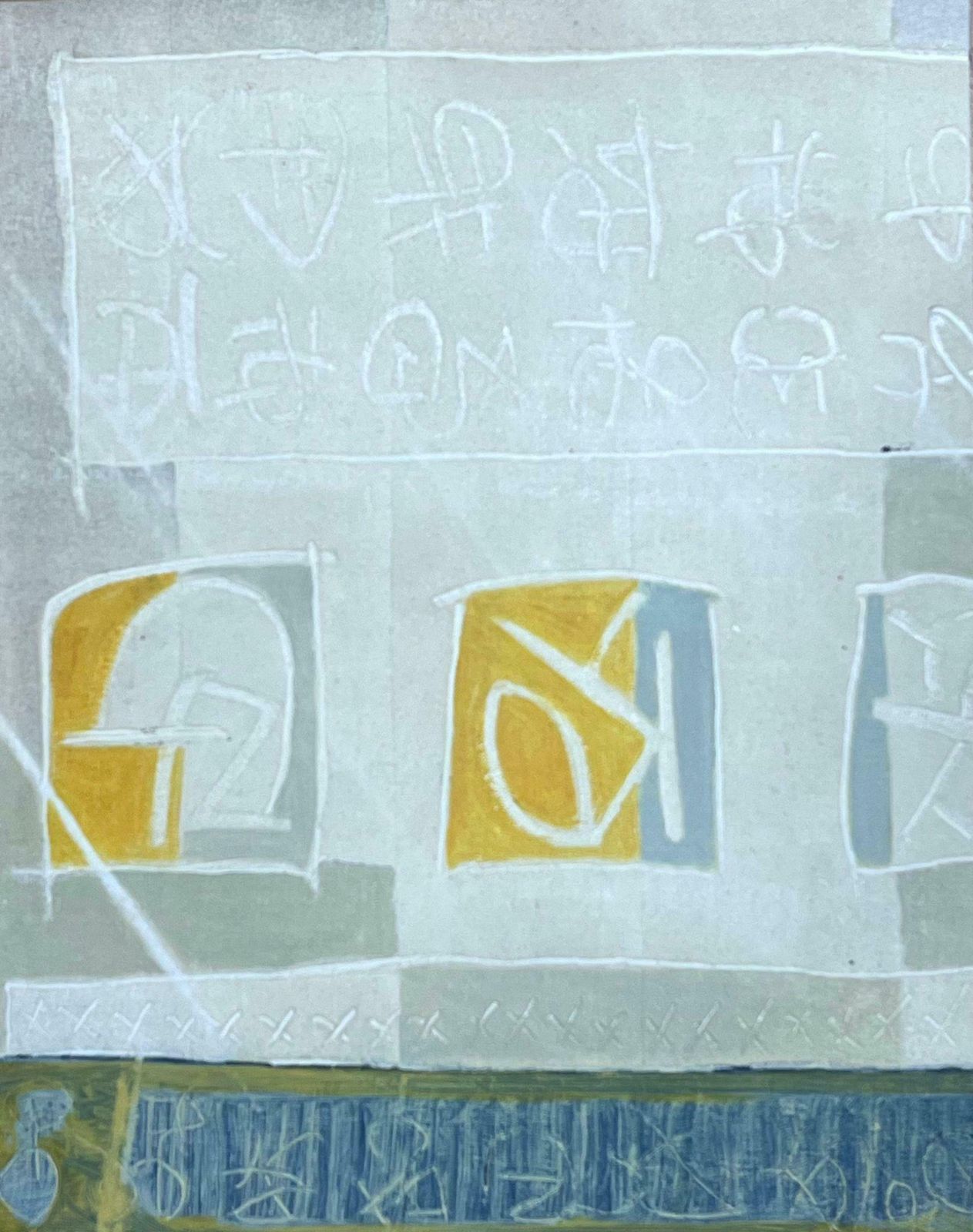 Jacques Coulais (1955 2011)french Expressionist Abstract Originalmid 20th Century