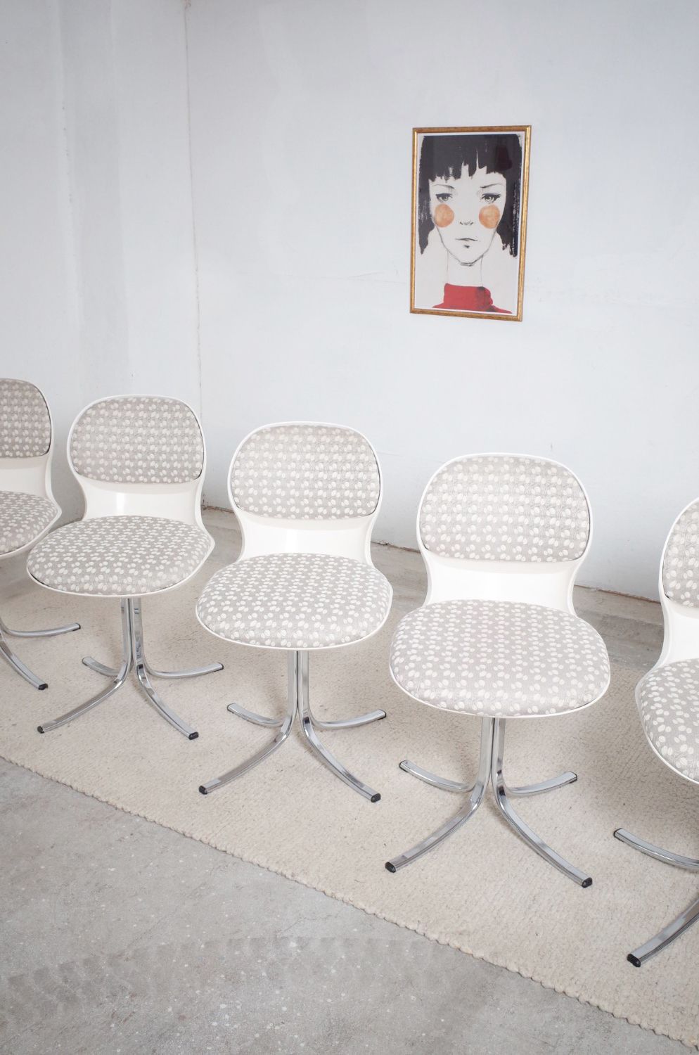1587.0 Space Age 7105 Chairs By Stoll Giroflex From The 1970s photo