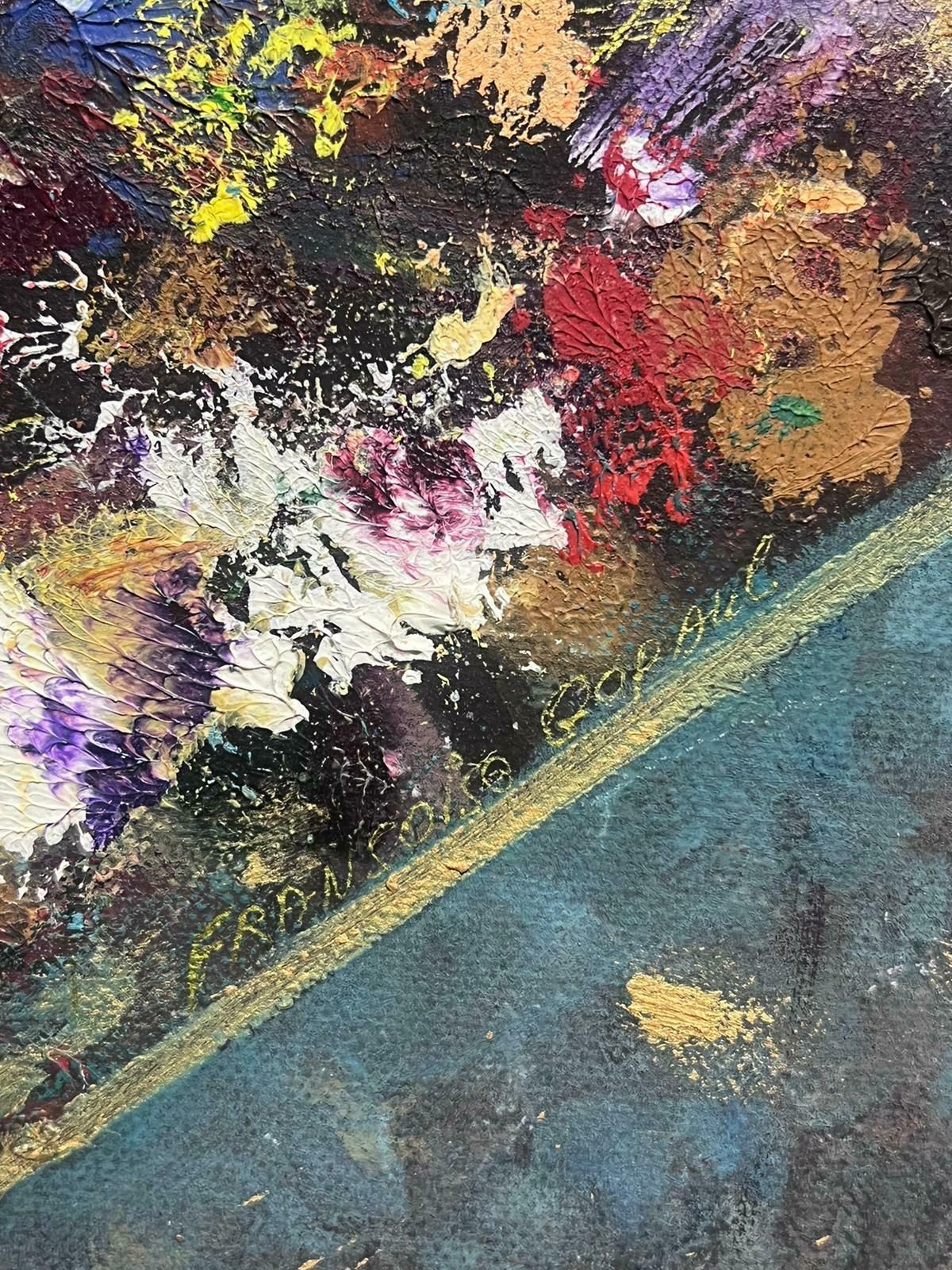 French Schoolfrench Modern Signed Oil Painting Of An Artists Palette photo for sale