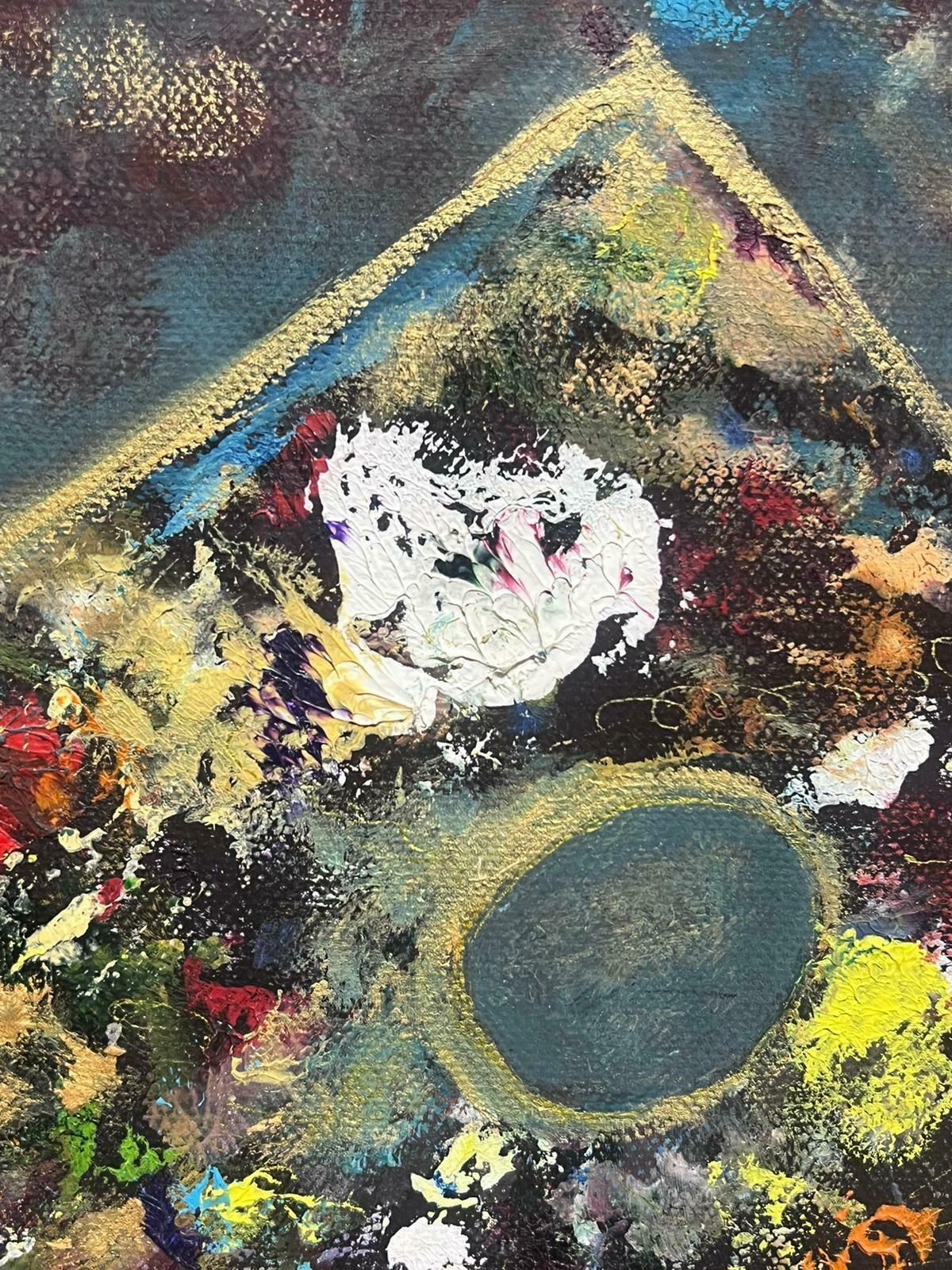 French Schoolfrench Modern Signed Oil Painting Of An Artists Palette photo vinterior