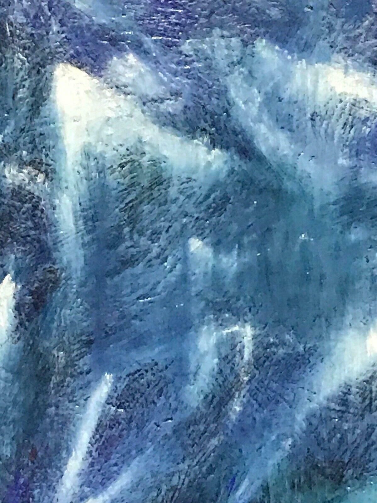Sally Bradshawsally Bradshaw (B.1962) Contemporary Abstract British Painting   Blues & Whitesc.2017 photo 607.0