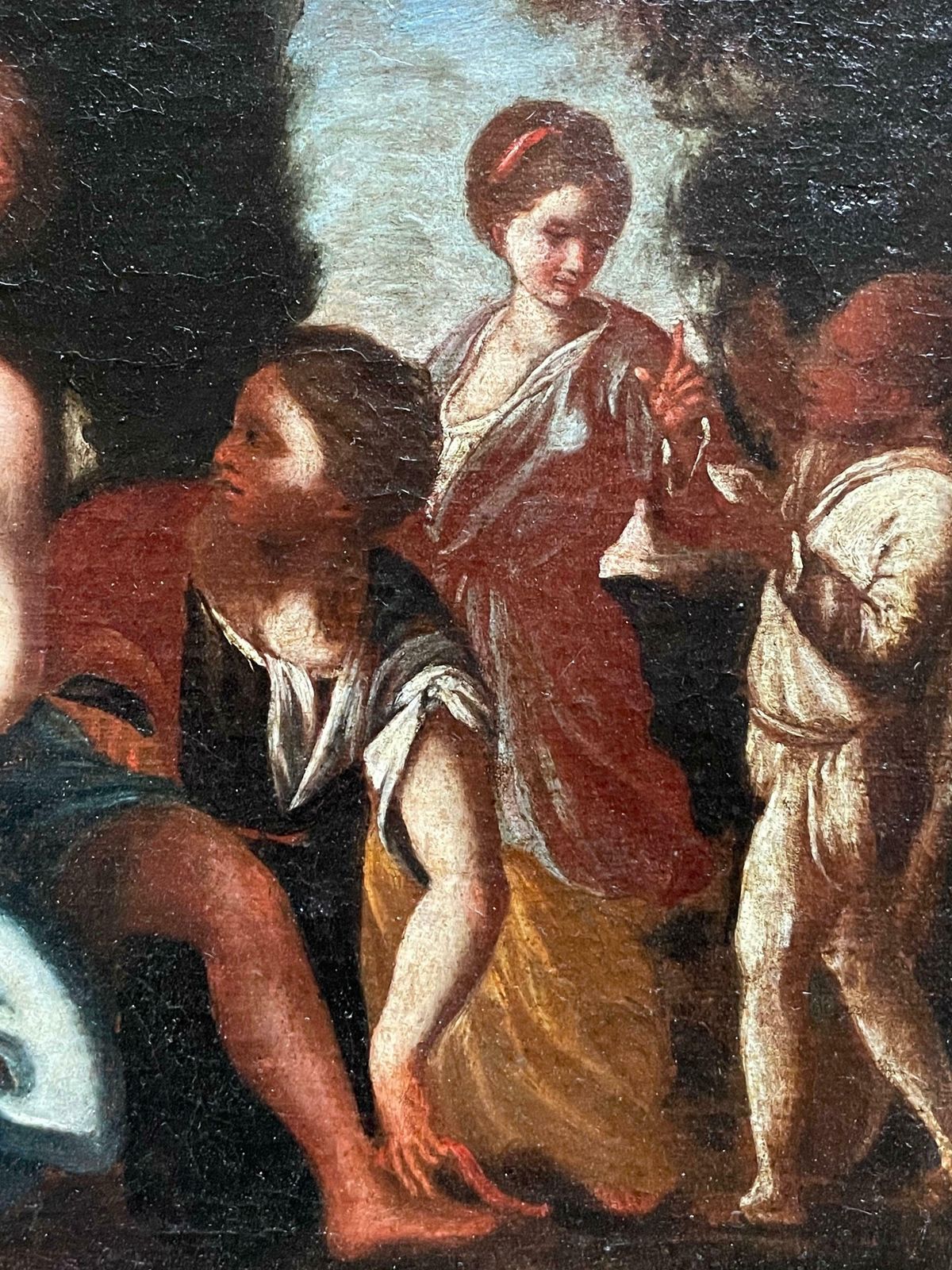 Unknownfine 17th Century Italian Old Master Oil On Canvas   The Bathing Of Bathsheba photo 4488.0