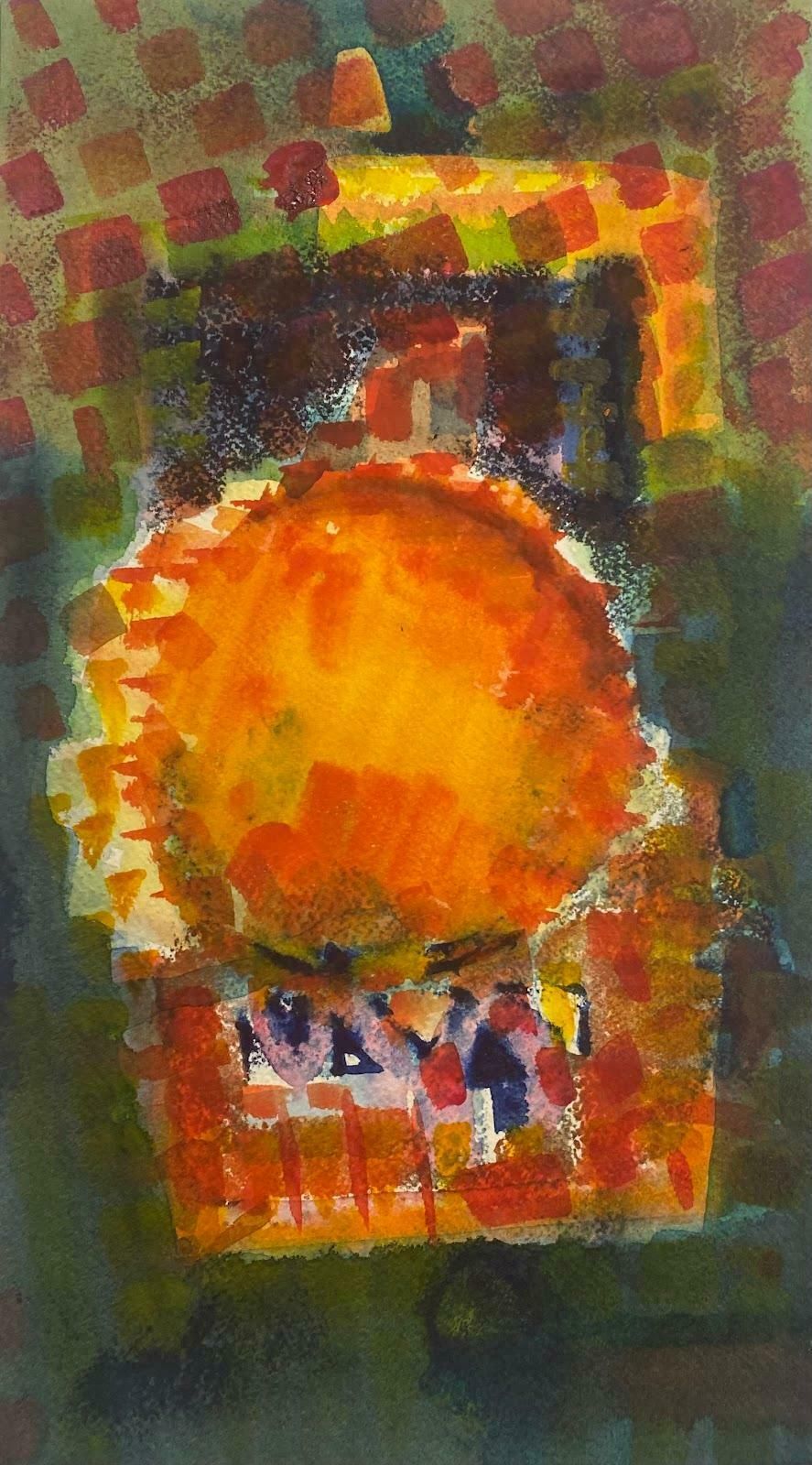 Jacques Coulais (1955 2011)french Expressionist Abstract Original Painting Artists Studio Provenancemid 20th Century