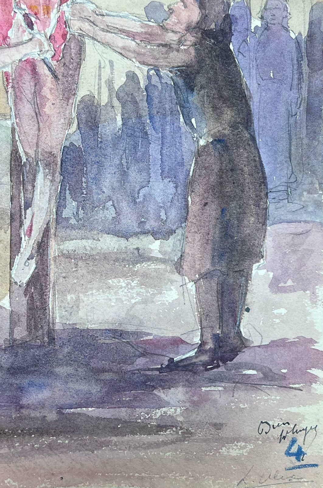 Louise Alixjesus On The Cross Crucifixion Adaptation 1930's French Impressionist 1930's photo for sale