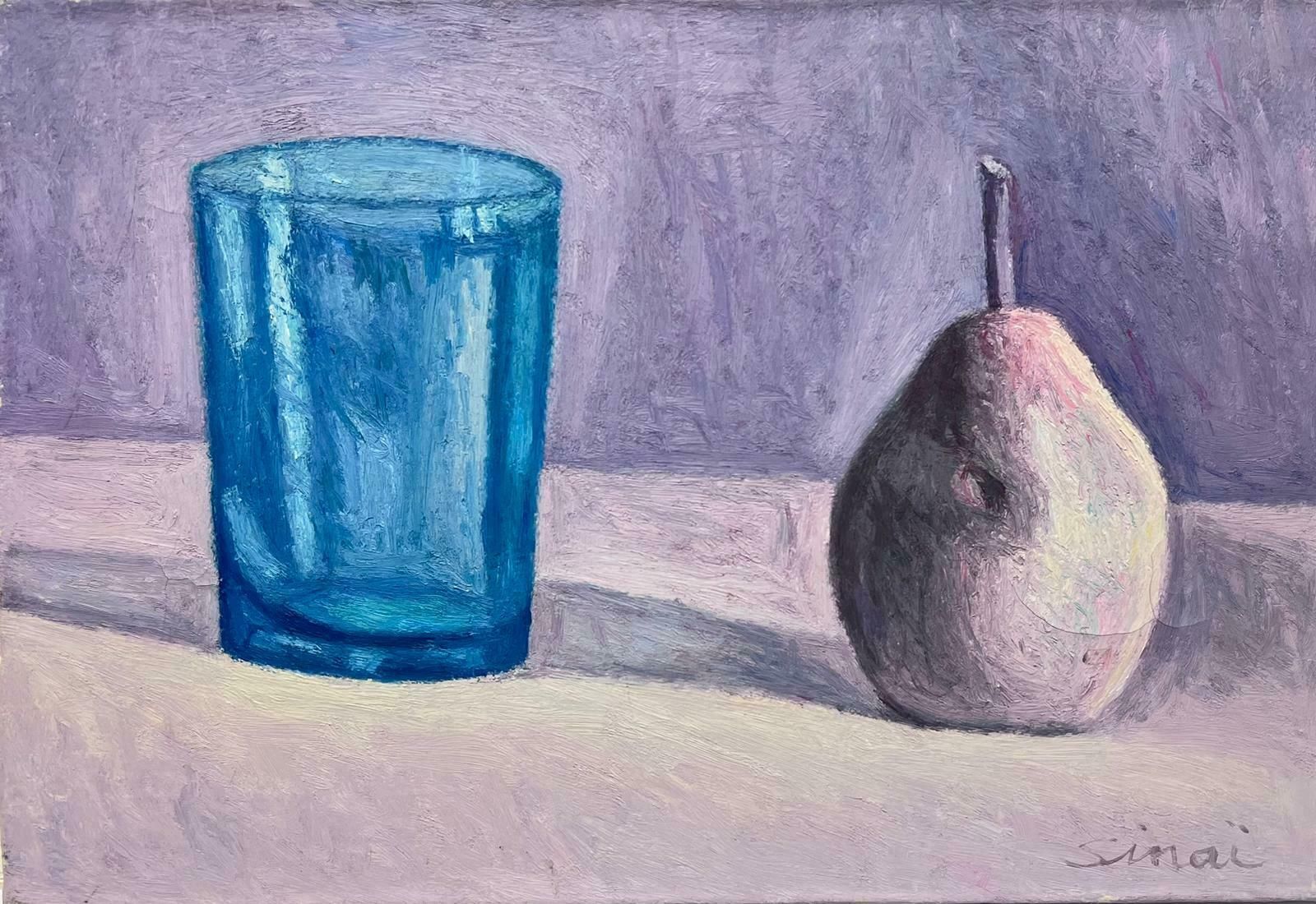 French Schoolfrench Post Impressionist Still Life Fruit & Glass Of Wine 20th Century