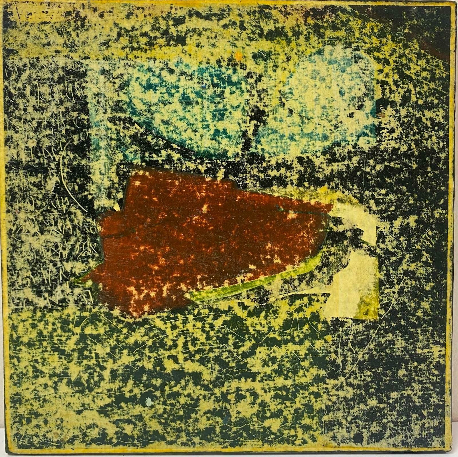 Jacques Coulais (1955 2011)french Expressionist Abstract Original Painting Artists Studio Provenancemid 20th Century