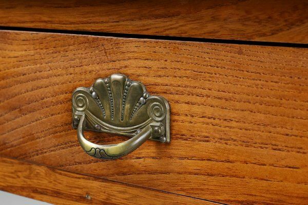 Art Deco French Night Stand With Blue Stone Top, 1920s photo Furniture
