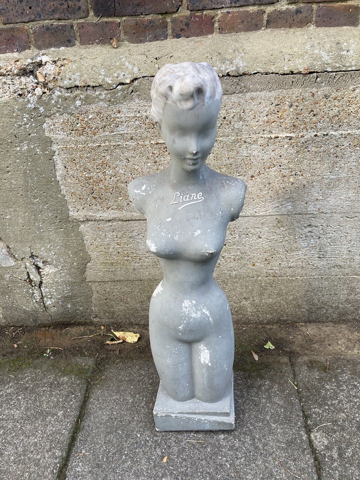 Liane Christian Dior Shop Counter Lingerie Mannequin Rare Unique Bust /Statue