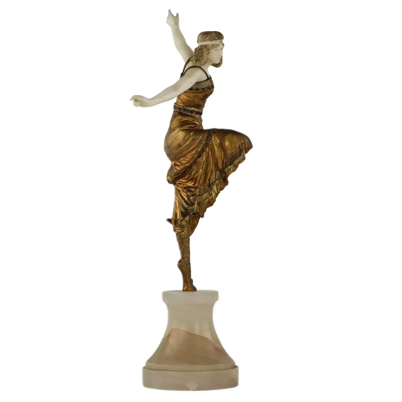Bronze Figure Of A Russian Dancer. Paul Philippe 1920 photo furniture
