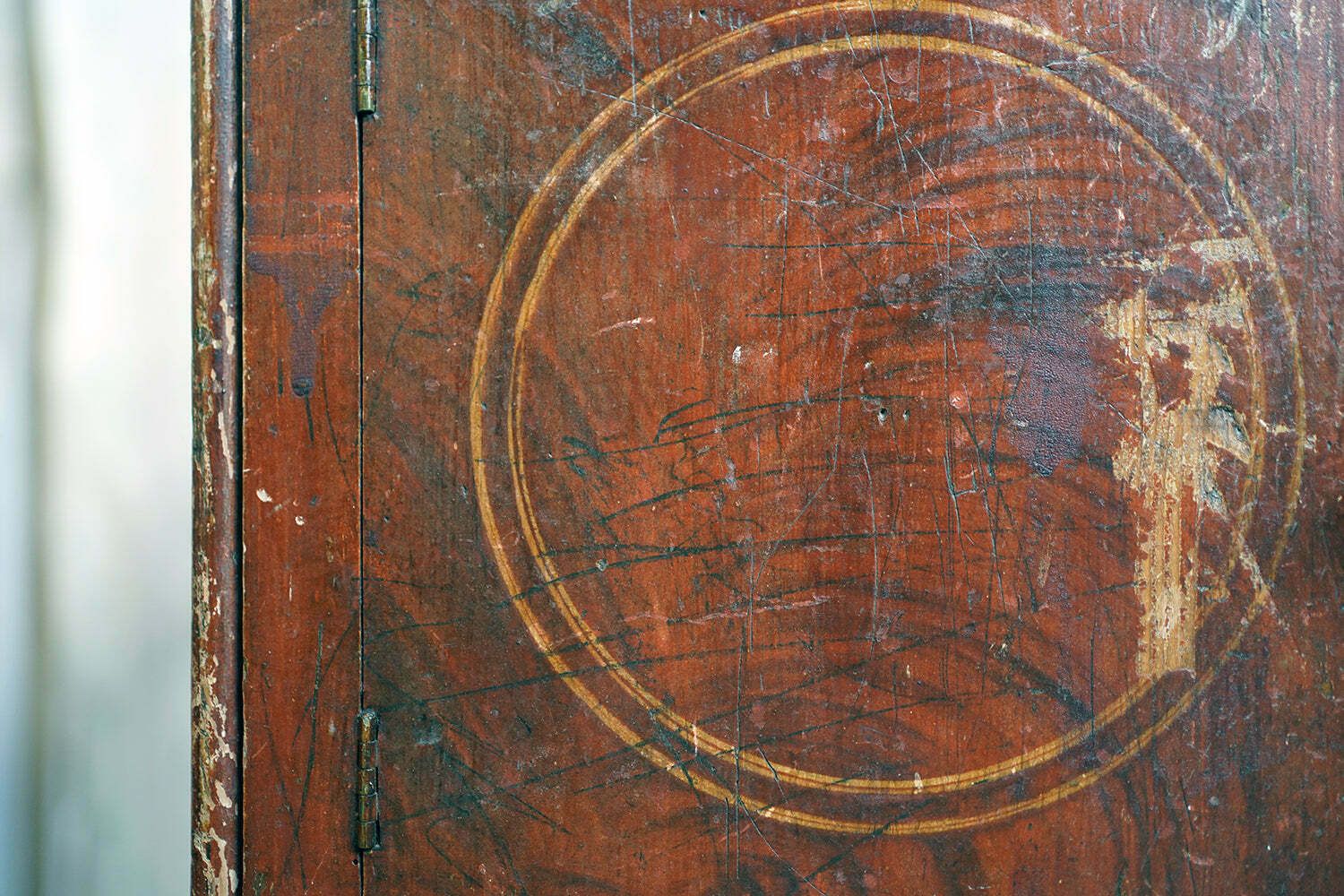 A George III Painted Pine Bedside Commode C.1780 photo vinterior