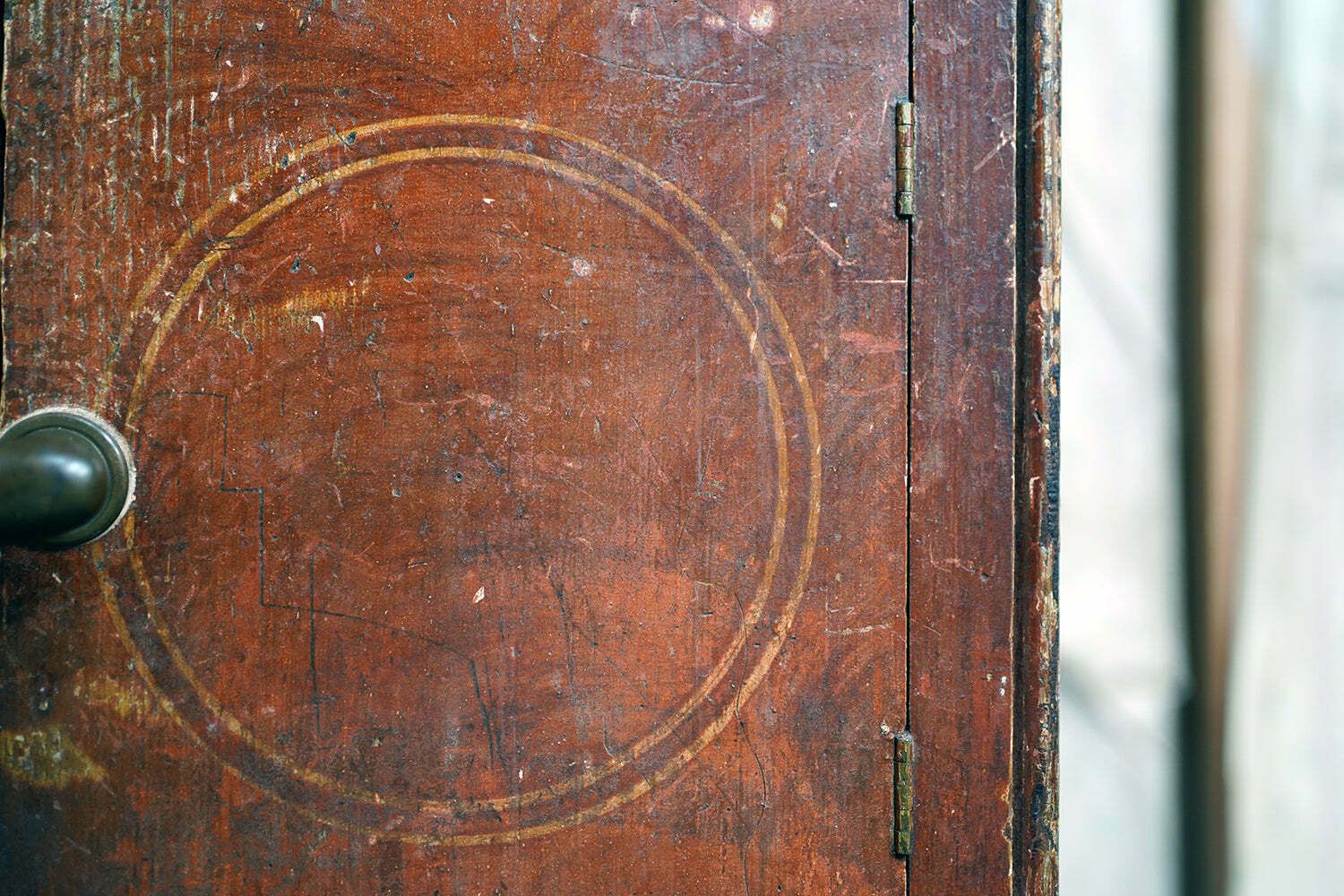 A George III Painted Pine Bedside Commode C.1780 photo vintage
