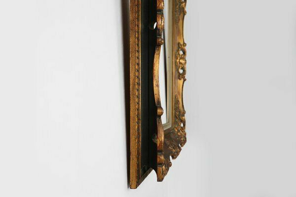photo furniture Gilded Wooden Painting Frame, Belgium, 1960s