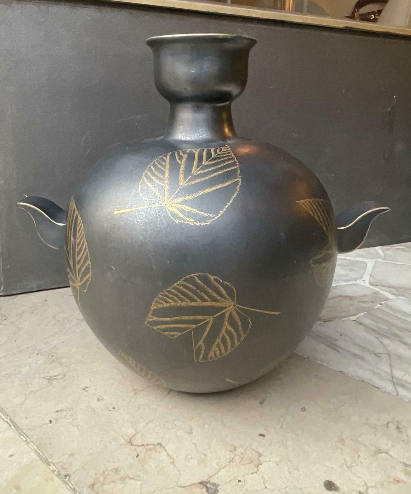 Home Decor Guido Andlovitz   Vase Model Monza 46  Glazed Strong Earthenware    Italy 1930 photo