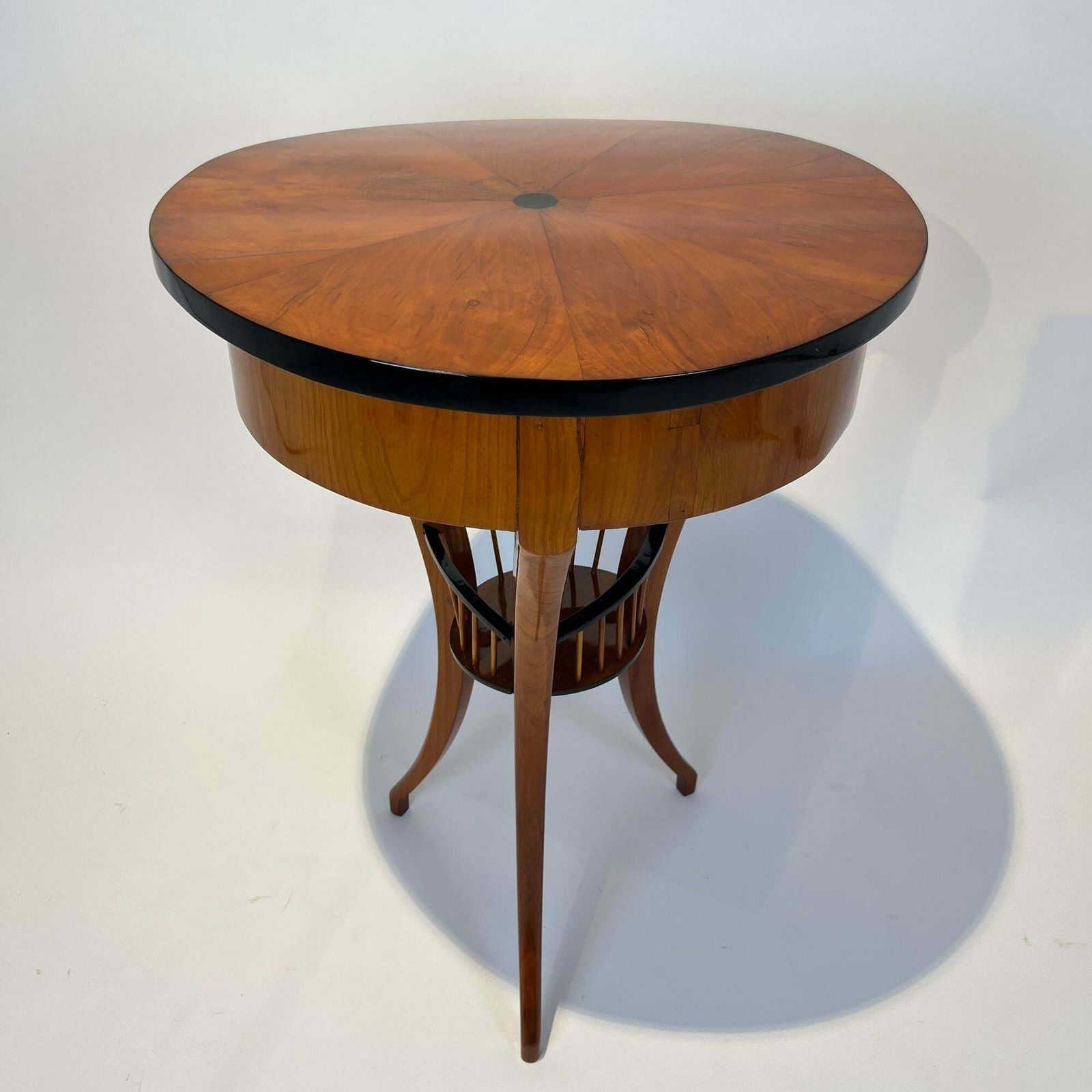 Biedermeier Sewing Table, Cherry Wood, South Germany Circa 1820 photo Furniture