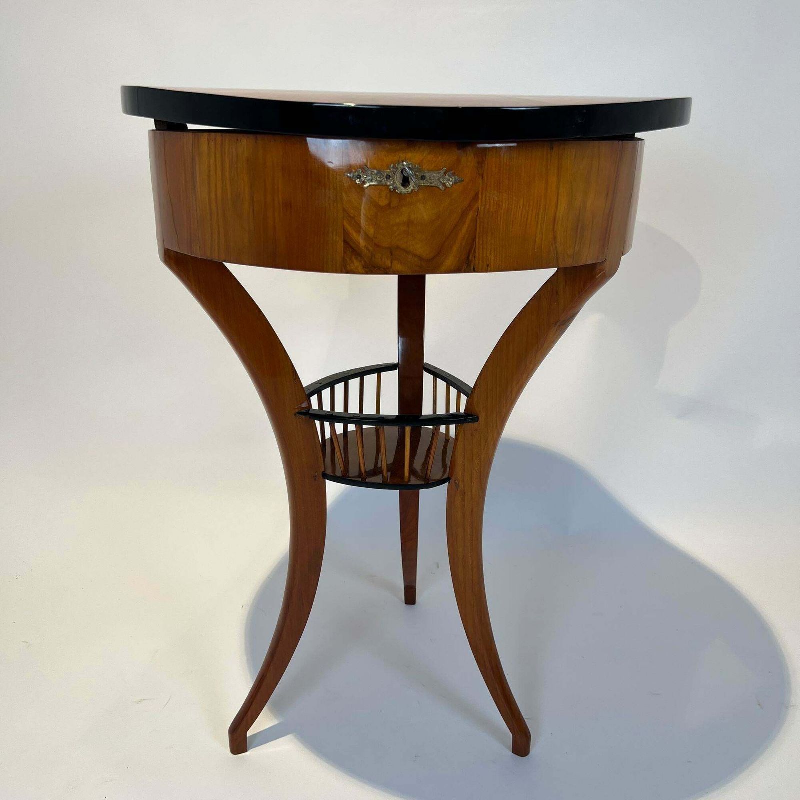 photo for sale Biedermeier Sewing Table, Cherry Wood, South Germany Circa 1820