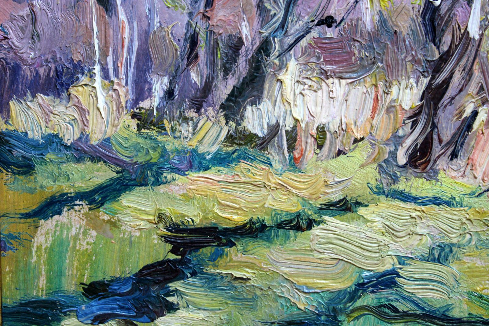 Edgars Vintersearly Autumn Mood. Cardboard, Oil, 24x32 Cm1990 photo 366.0