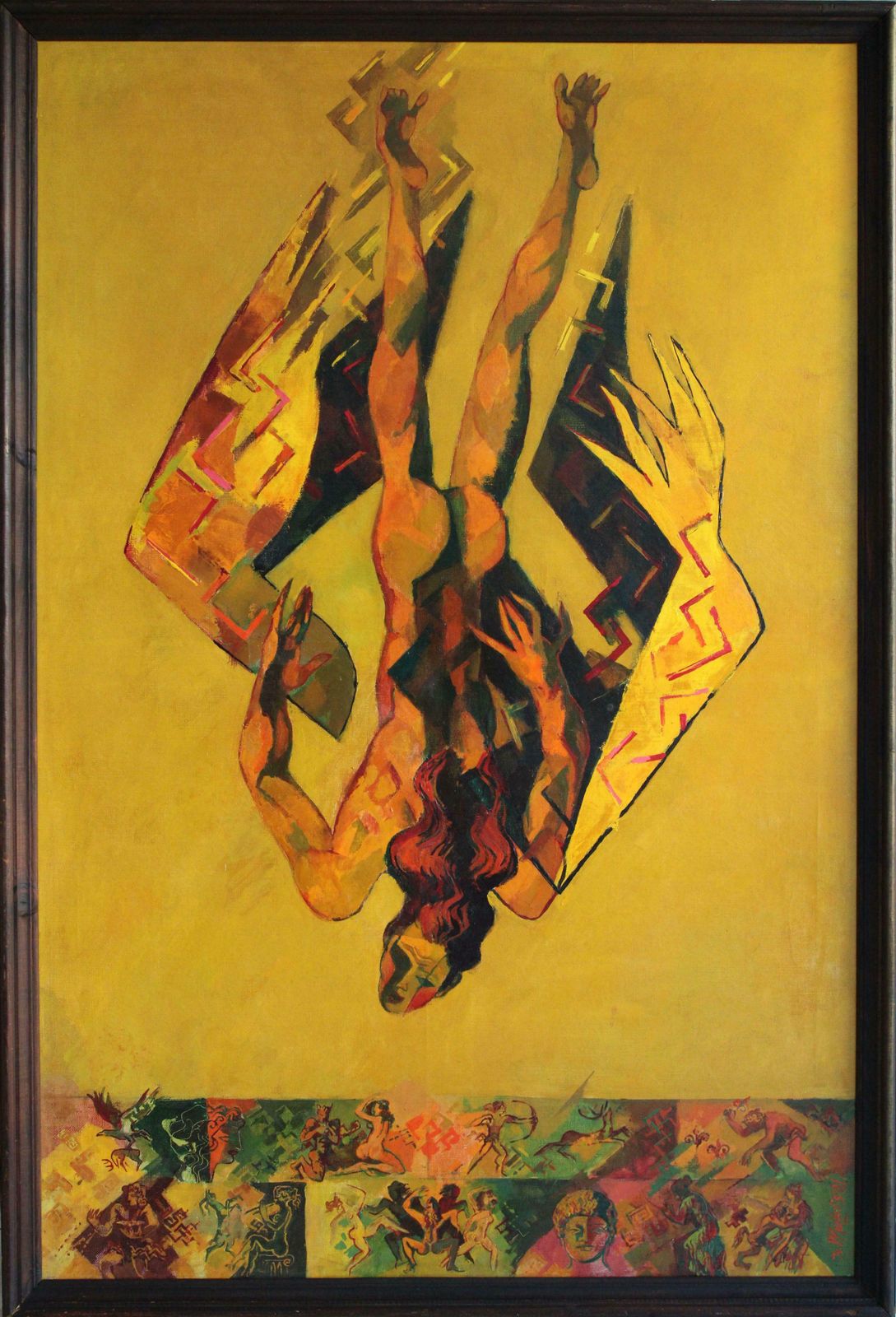 Ivars Muizulisicarus. 1981. Oil On Canvas, 100x150 Cm1981 photo furniture